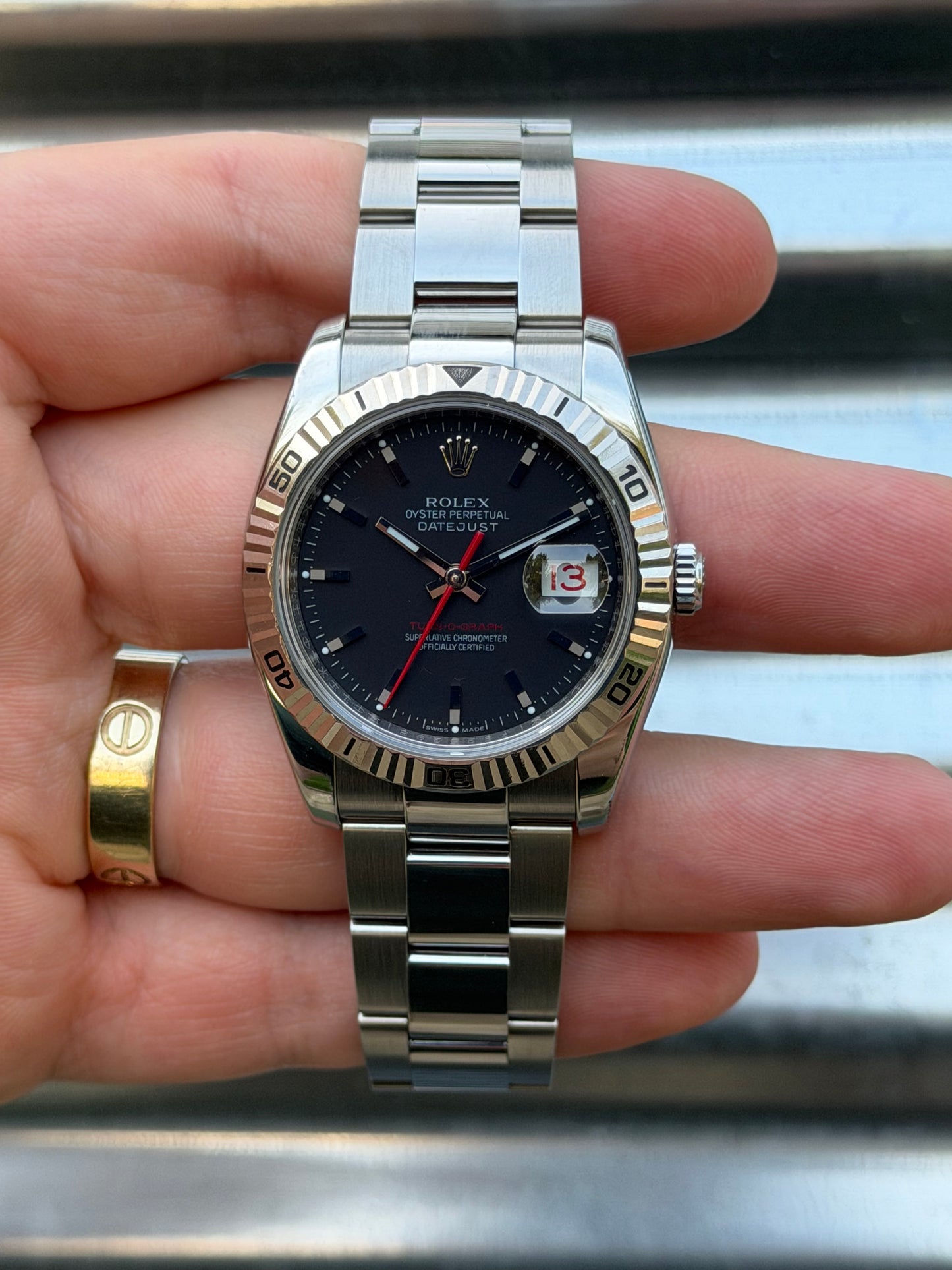 Rolex Datejust Turn-O-Graph 36 Ref.116264 Box & Papers