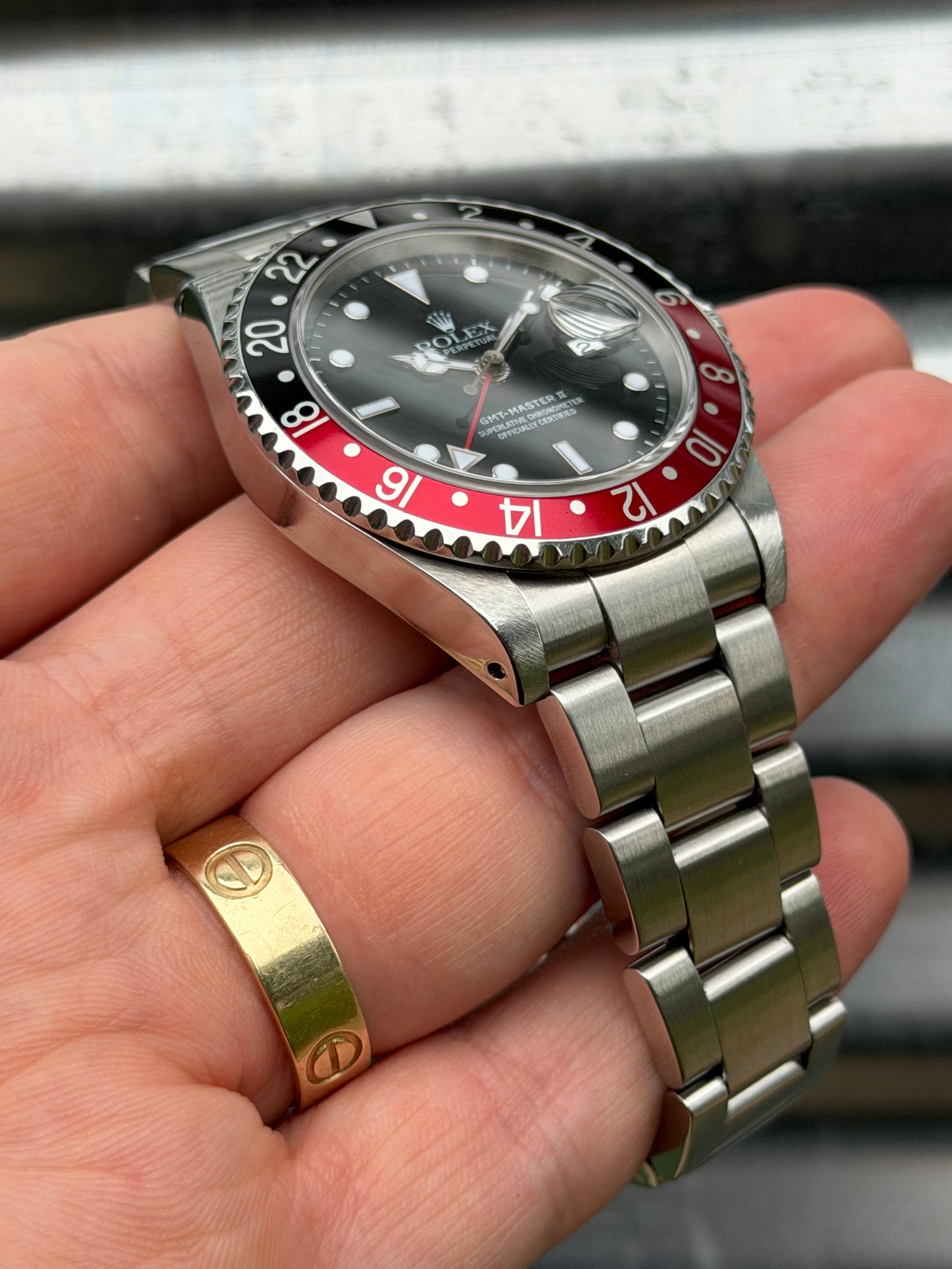 Rolex GMT Master II Coke 40mm Ref.16710 Box & Papers