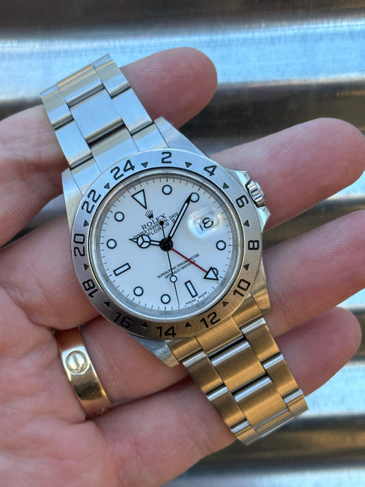 Rolex Explorer II “Polar” 40mm Ref.16570 Box & Papers