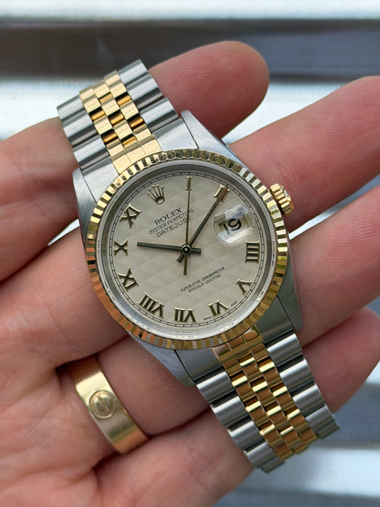 Rolex Datejust Pyramid Dial 36mm Ref.16233 Watch Only