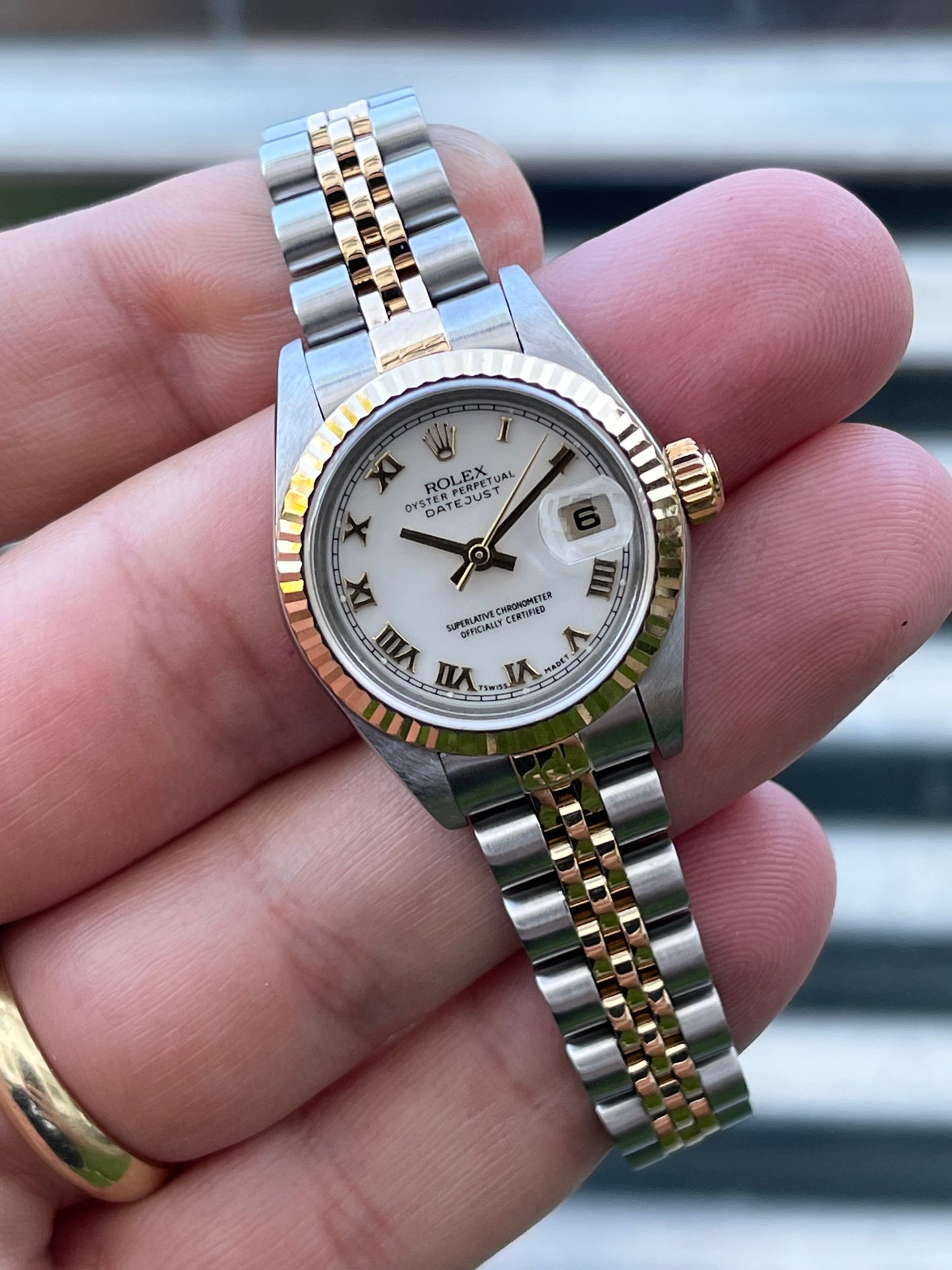 Rolex Ladies Datejust 26mm Ref.79173 Box & Papers
