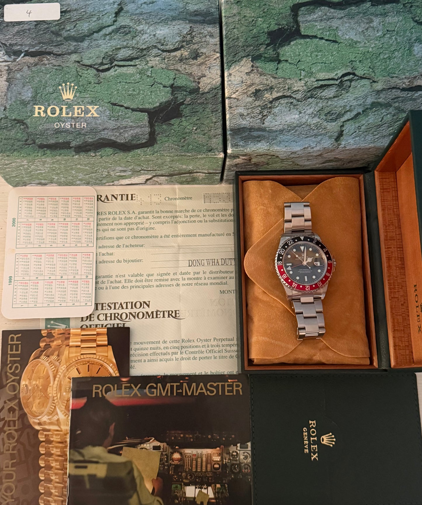 Rolex GMT Master II Coke 40mm Ref.16710 Box & Papers