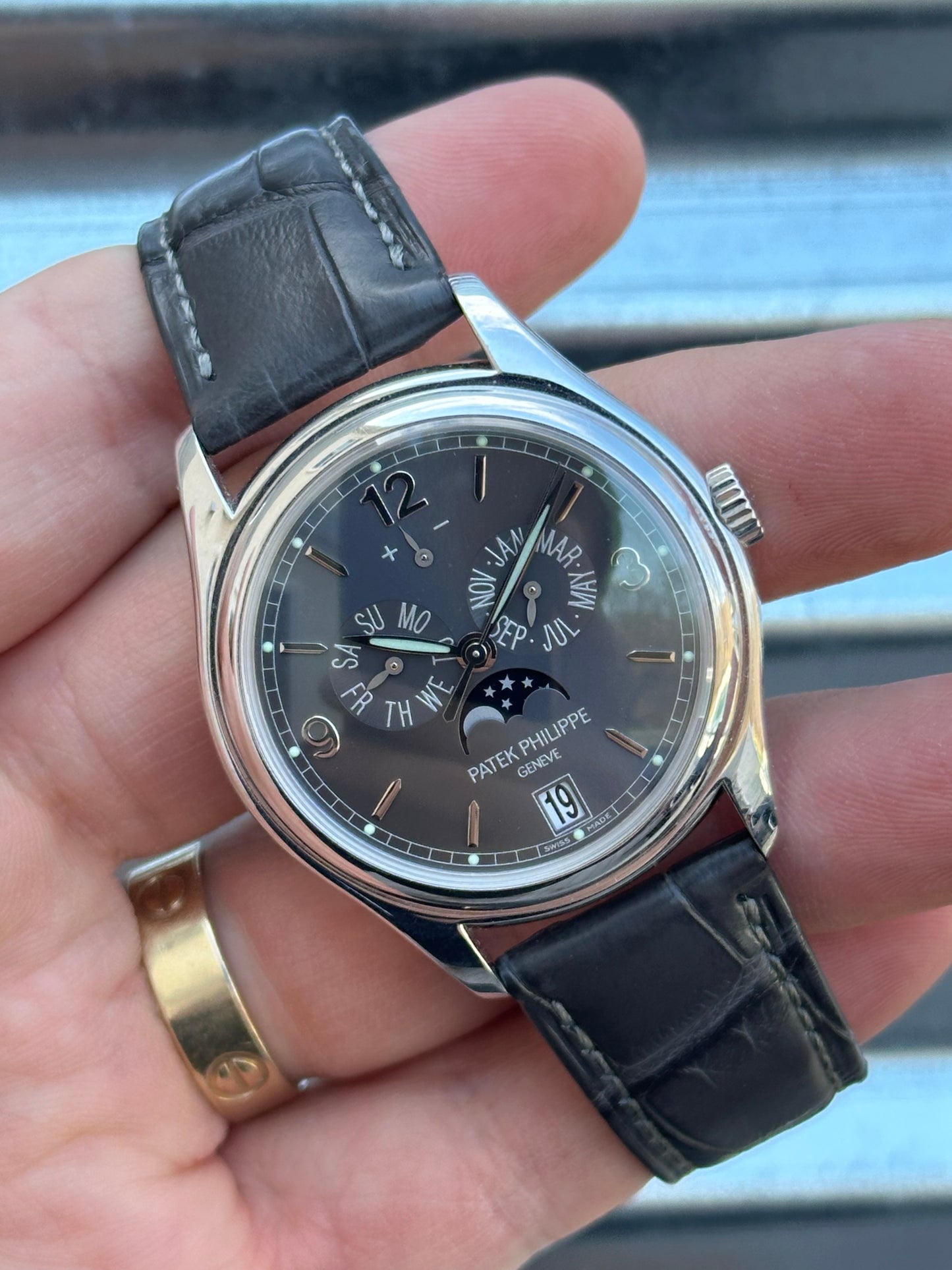 Patek Philippe 39mm Ref.5146G Annual Calendar Moonphase
