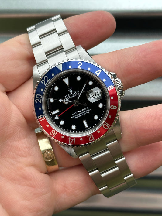 Rolex GMT Master II “Pepsi” 40mm Ref.16710 Box & Paper