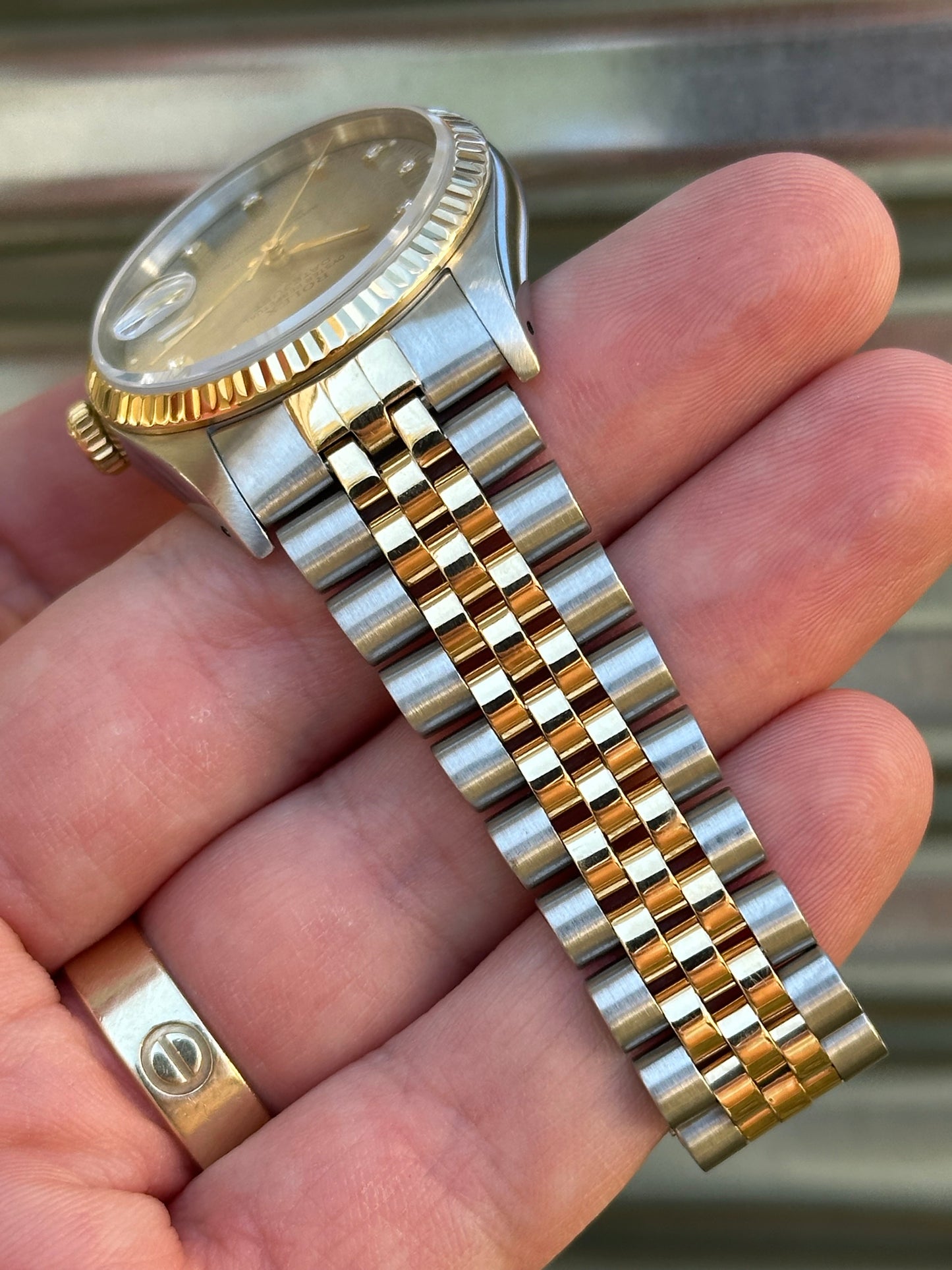 Rolex Datejust 36mm Ref.16233 “Anniversary Diamond Dial” Box & Papers