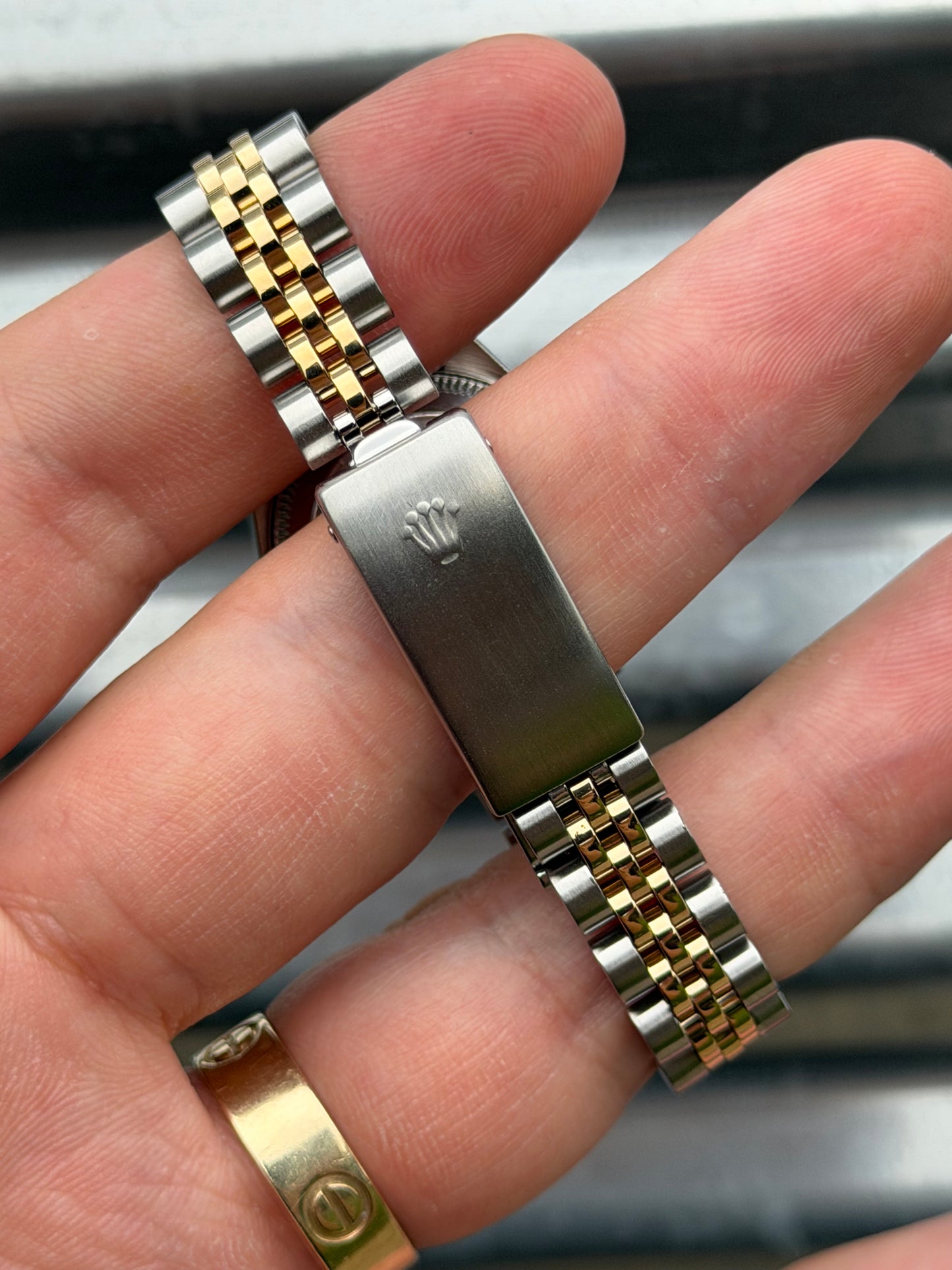 Rolex Ladies Datejust “Houndstooth Dial” 26mm Ref.16233 Box & Papers