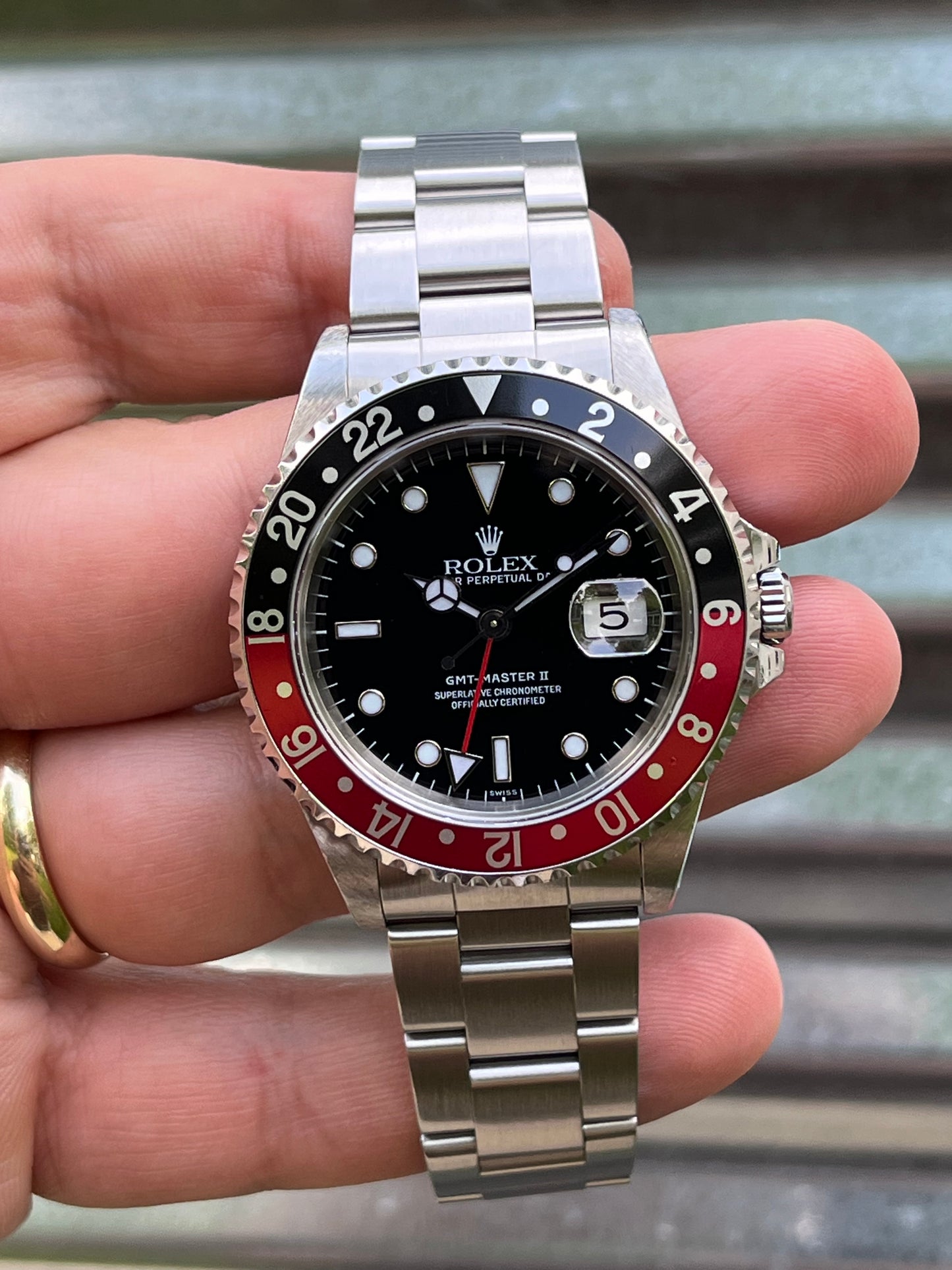 Rolex GMT Master II Coke 40mm Ref.16710 Box & Papers