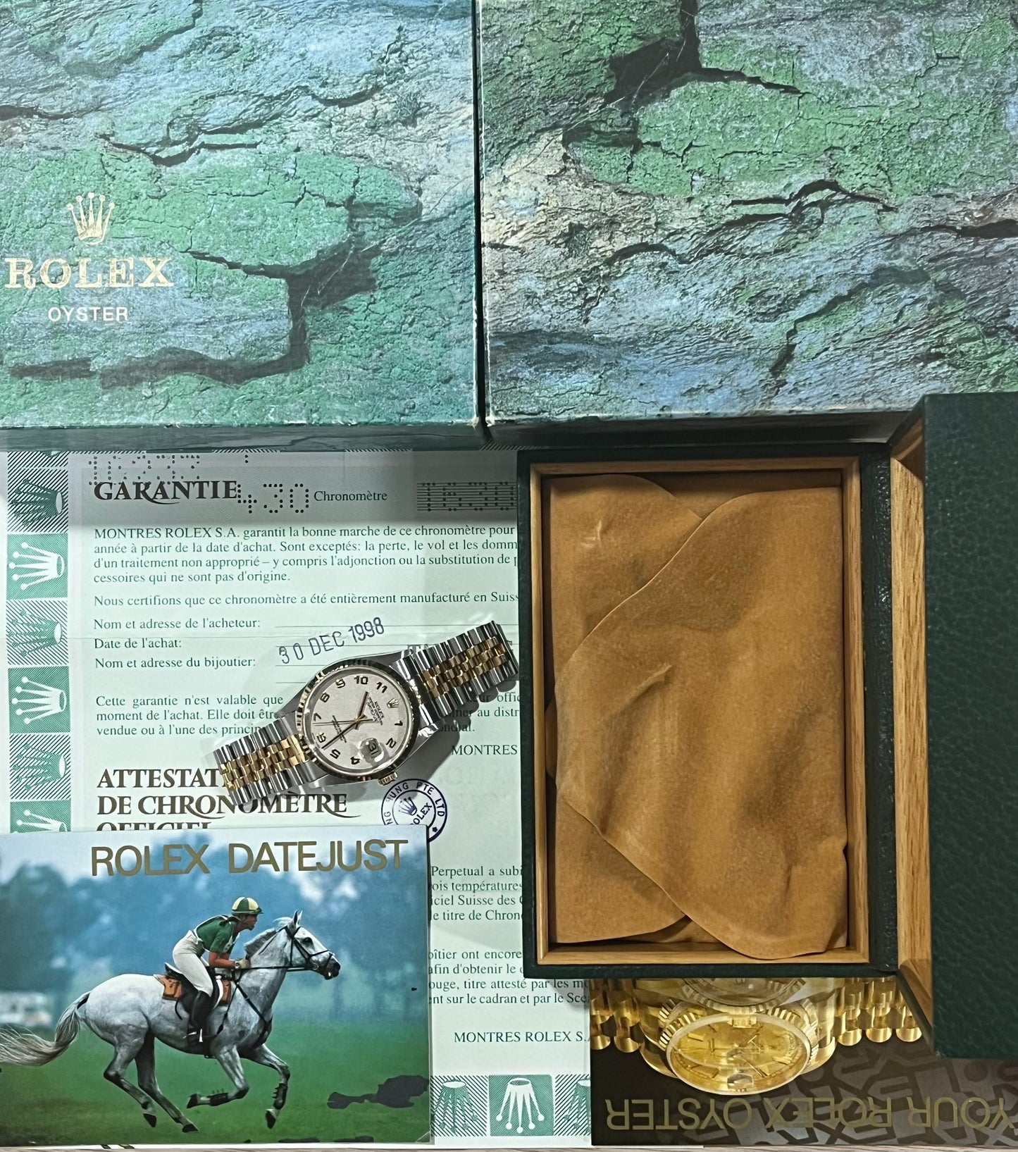Rolex Datejust 36mm Ref.16233 “Anniversary Dial” Box & Papers