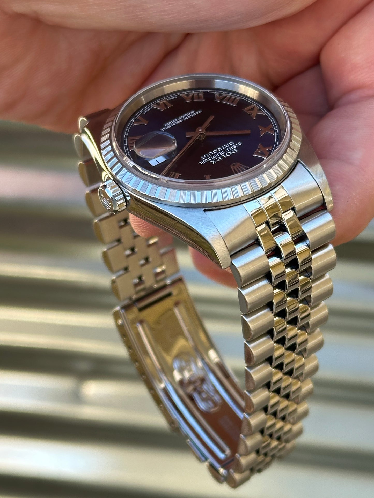 Rolex Datejust 36mm Ref.16220 “Blue Roman Numeral Dial”