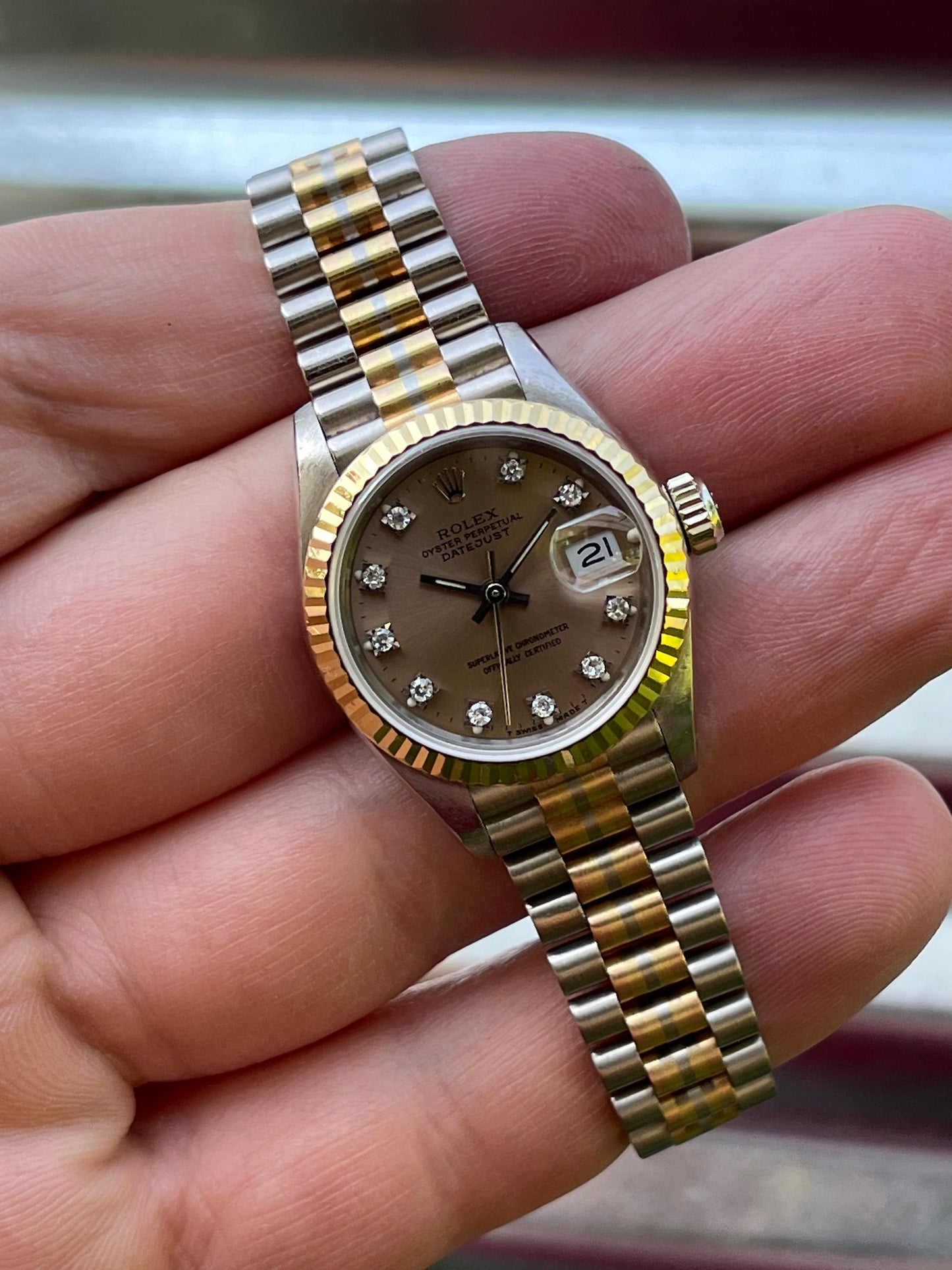 Rolex Datejust 26mm Ref.69179 Tridor 18K Gold