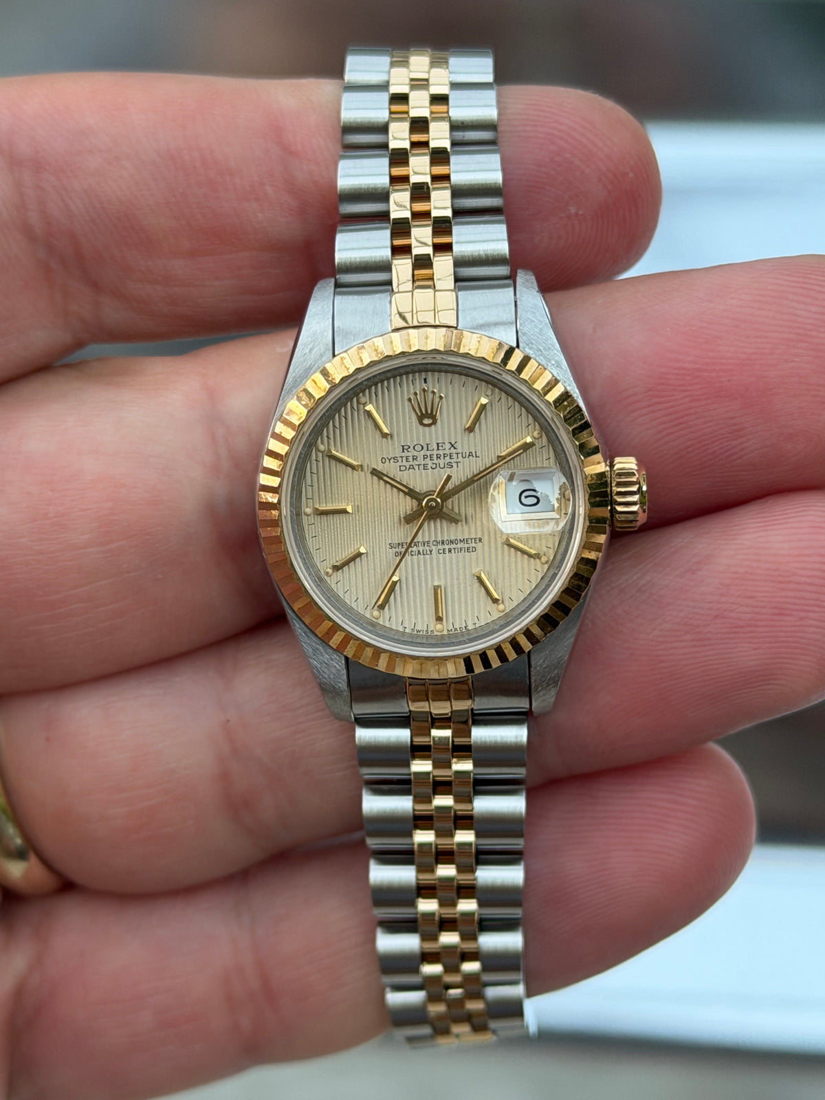 Rolex Ladies Datejust 26mm Ref.69173 Box & Papers