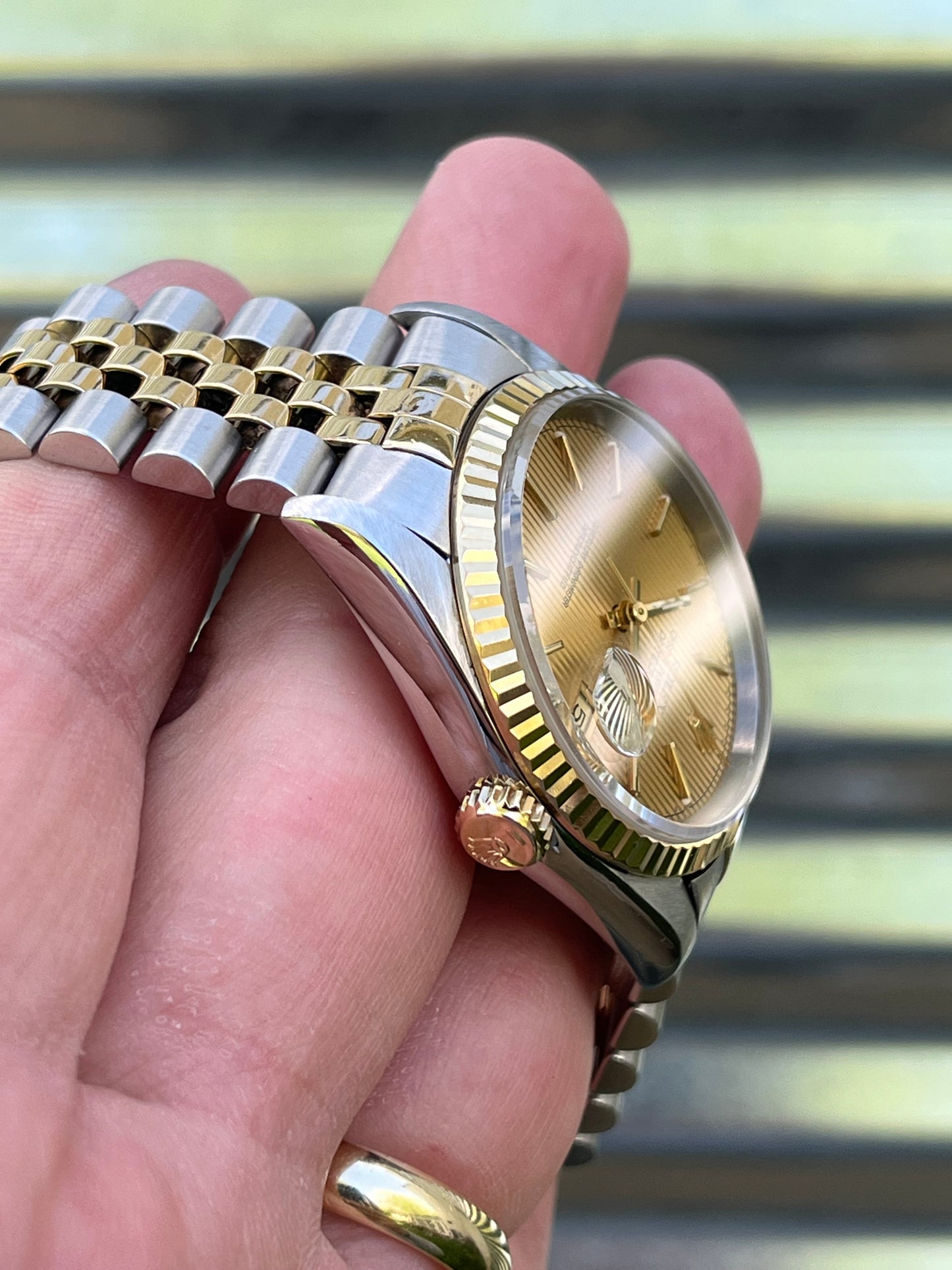Rolex Datejust Tapestry Dial 36mm Ref.16233 Box & Papers
