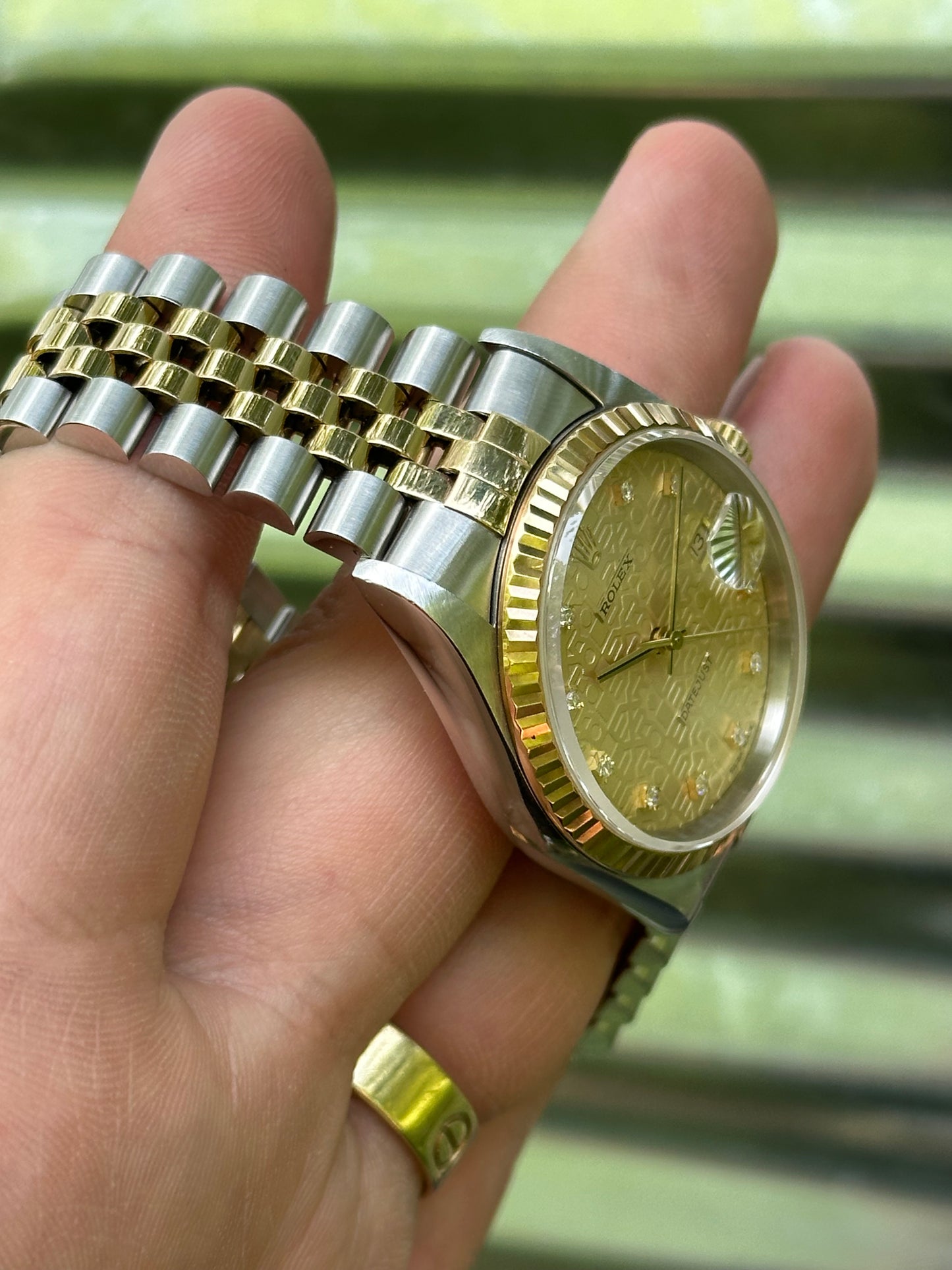 Rolex Datejust 36mm Ref.16234 Box & Papers “Anniversary Diamond Dial”