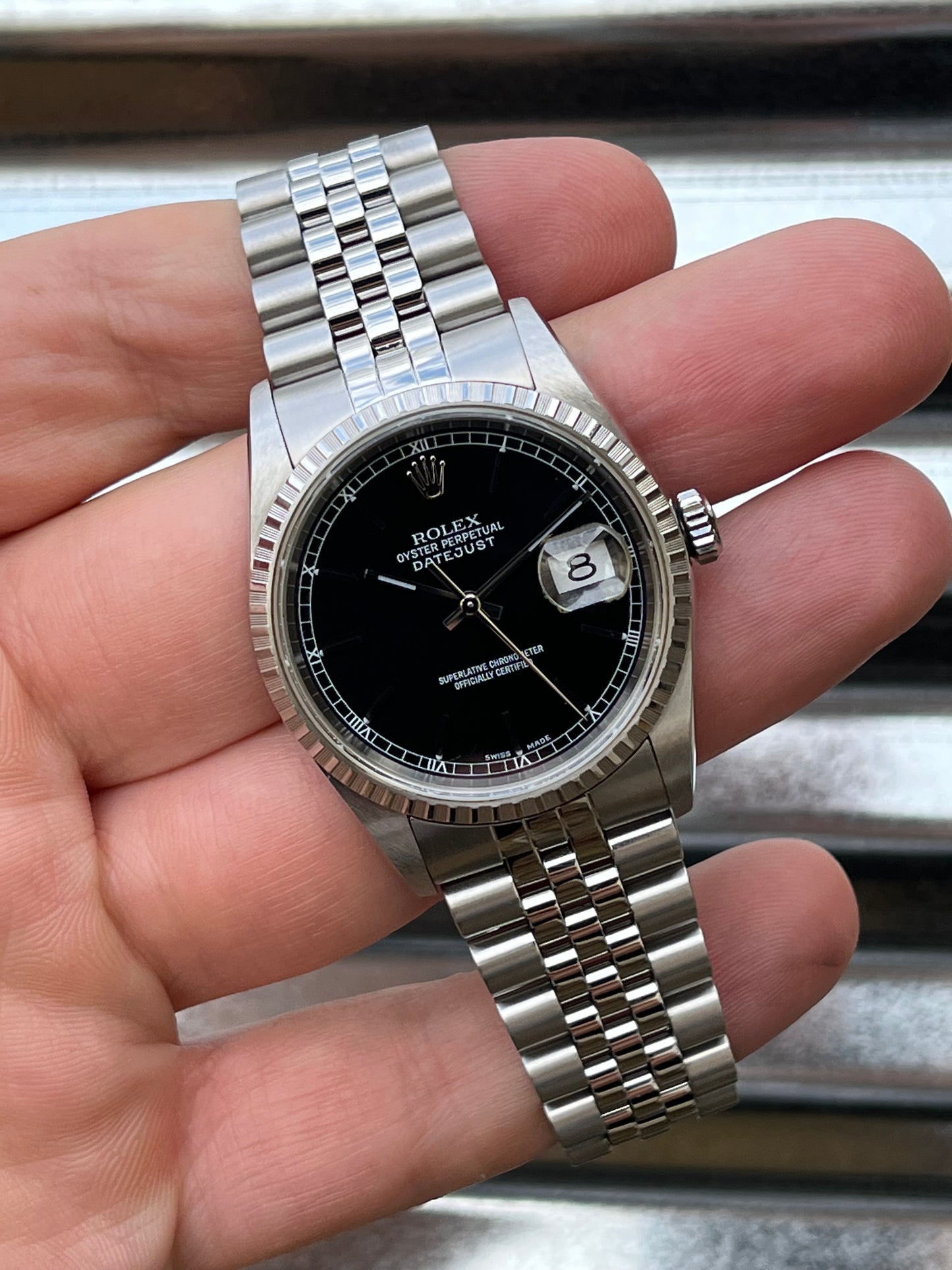 Rolex Datejust 36mm Ref.16220 Black Dial