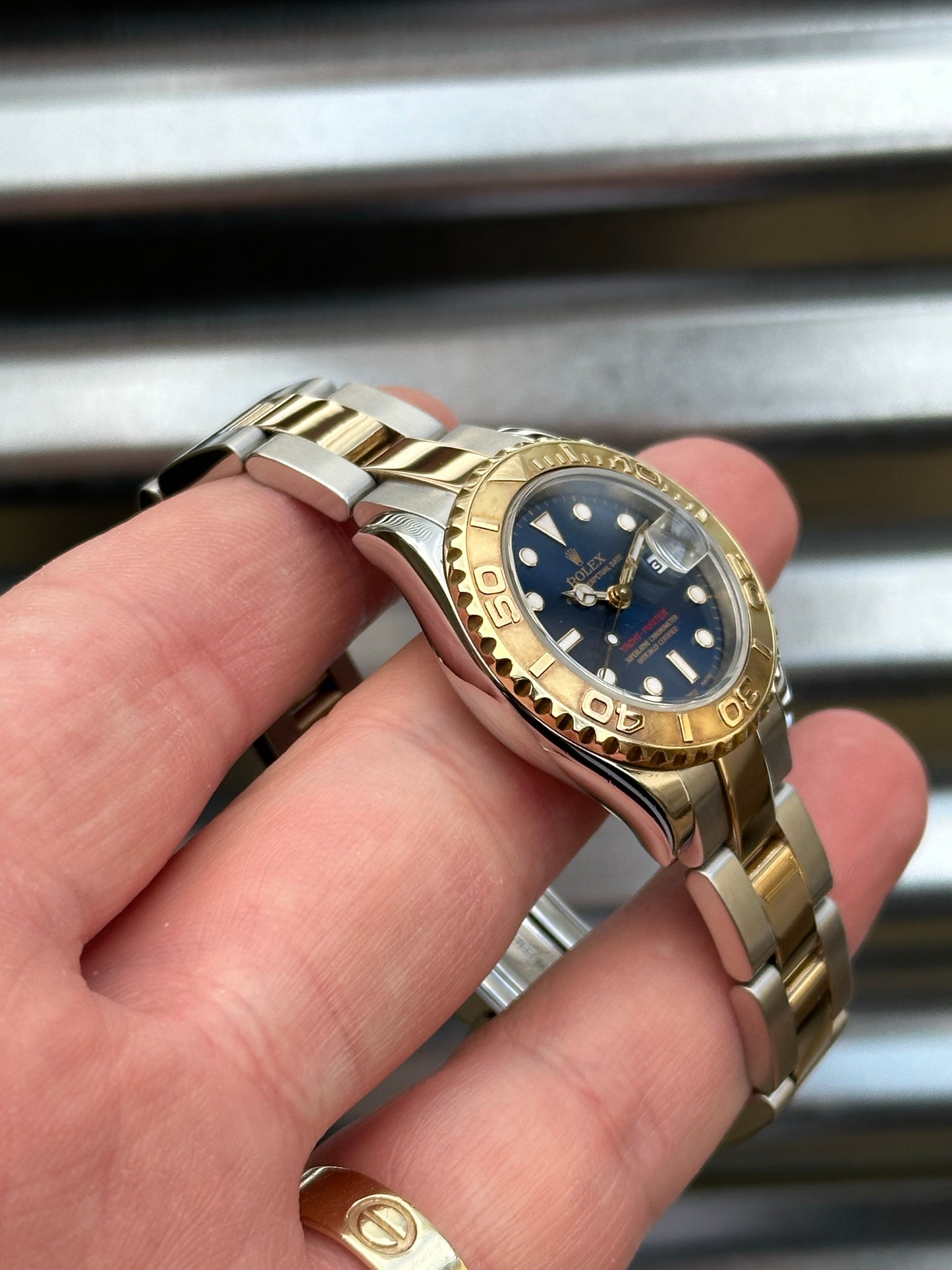 Rolex Ladies Yacht-Master Blue Dial 29mm Ref.169623 Watch Only