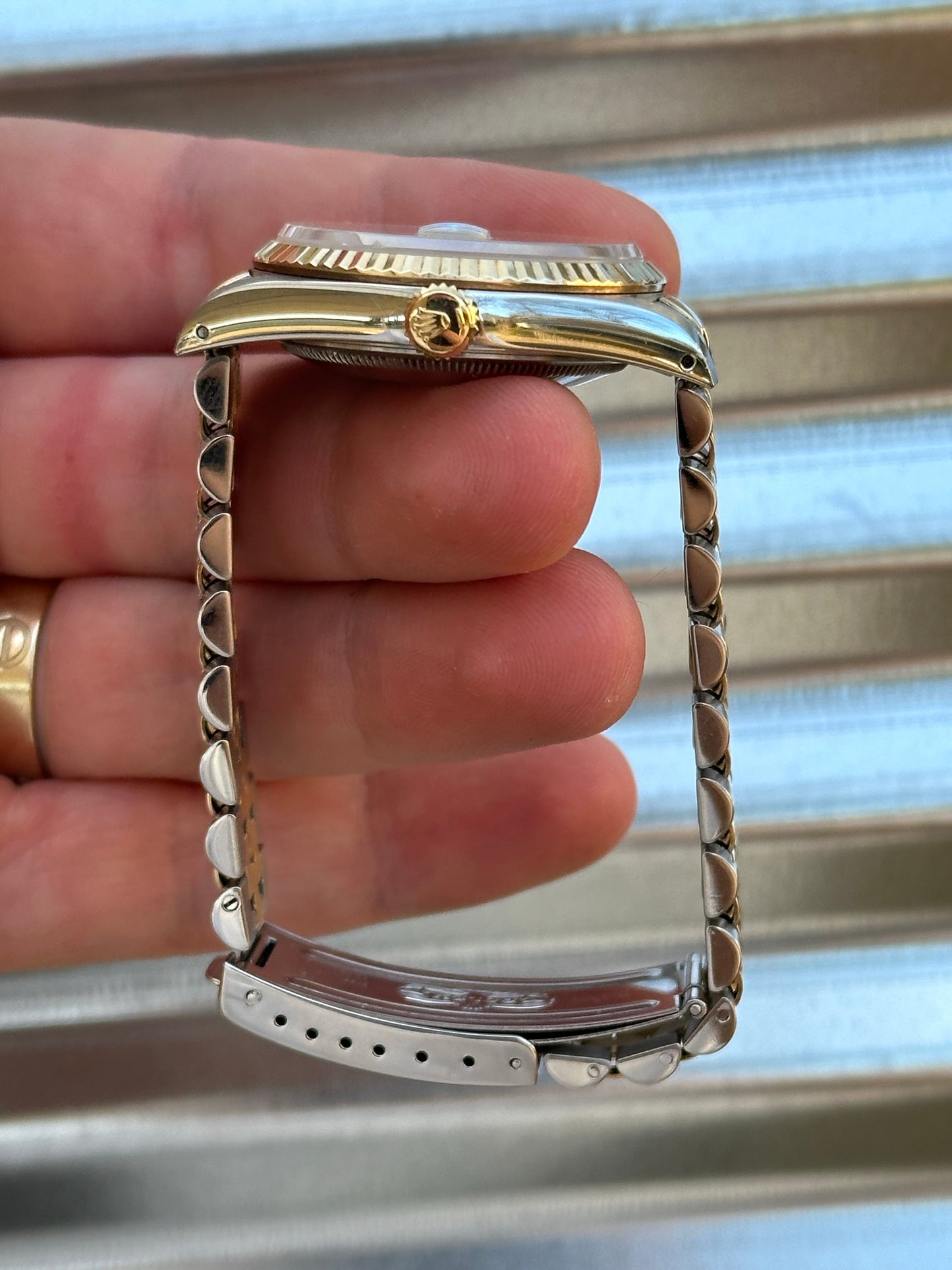 Rolex Datejust 36mm Ref.16233 “Pyramid Dial” Box & Papers