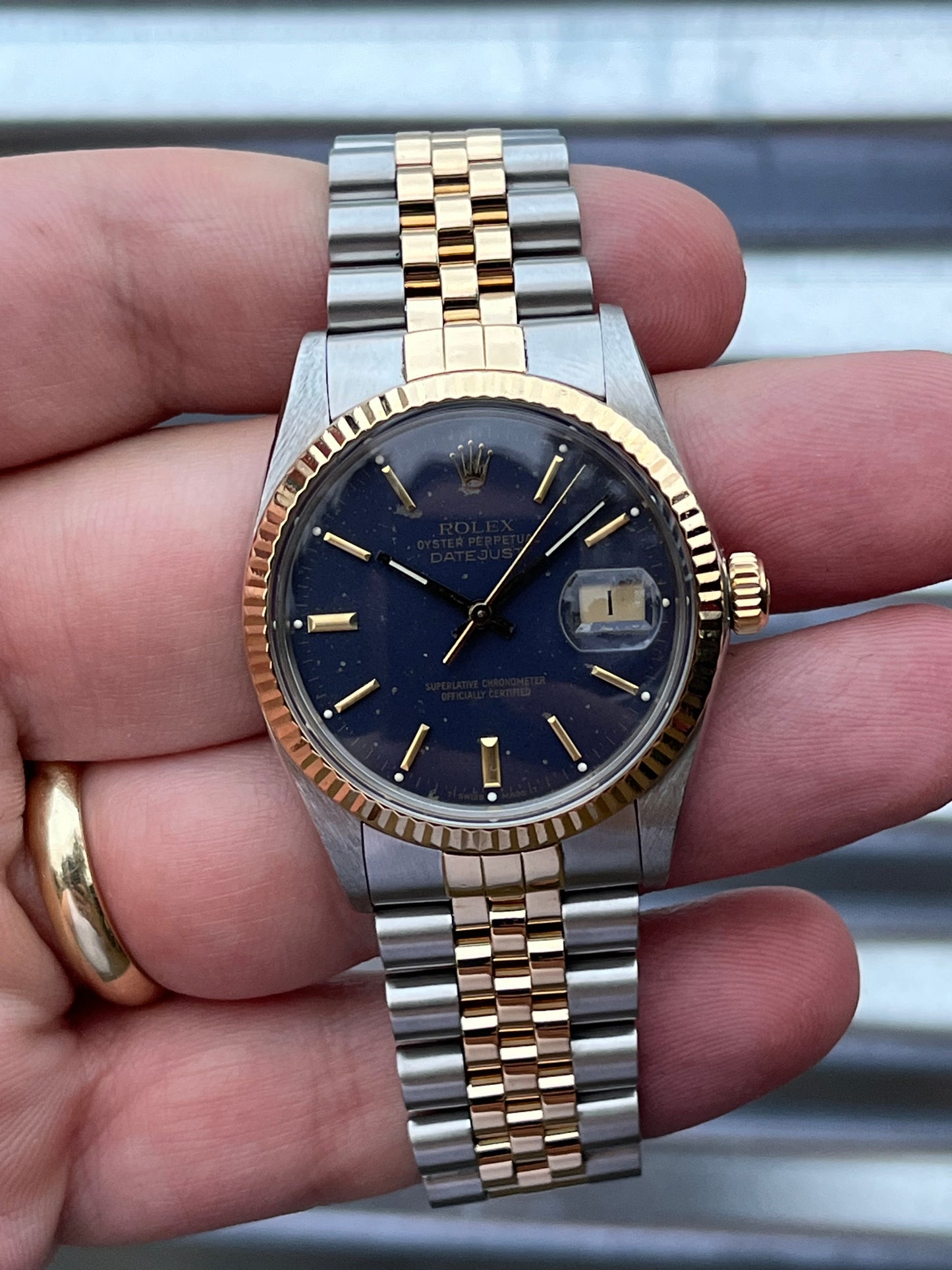 Rolex Datejust 36mm Ref.16013 Box & Papers