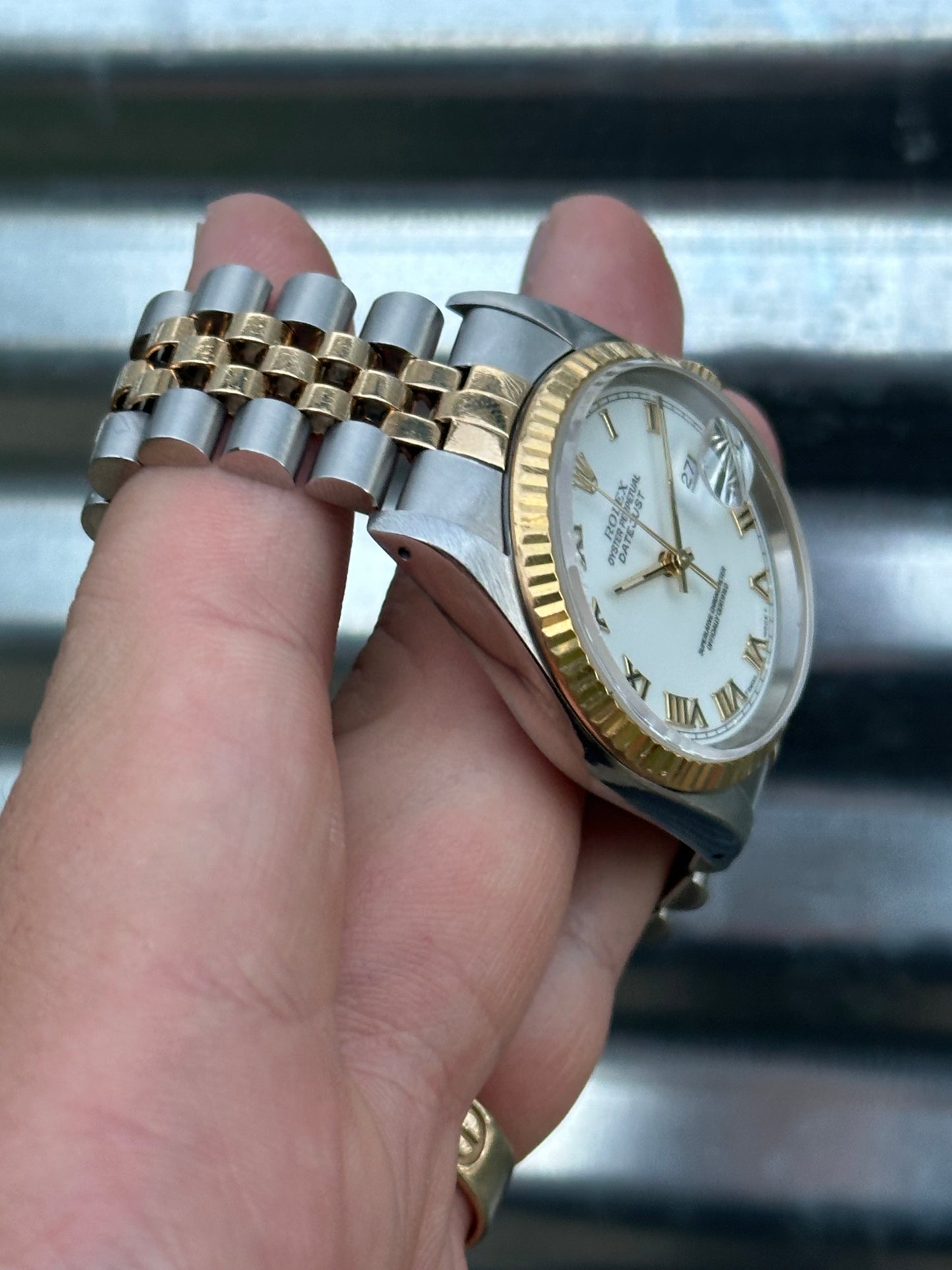Rolex Datejust “White Roman Dial” 36mm Ref.16233