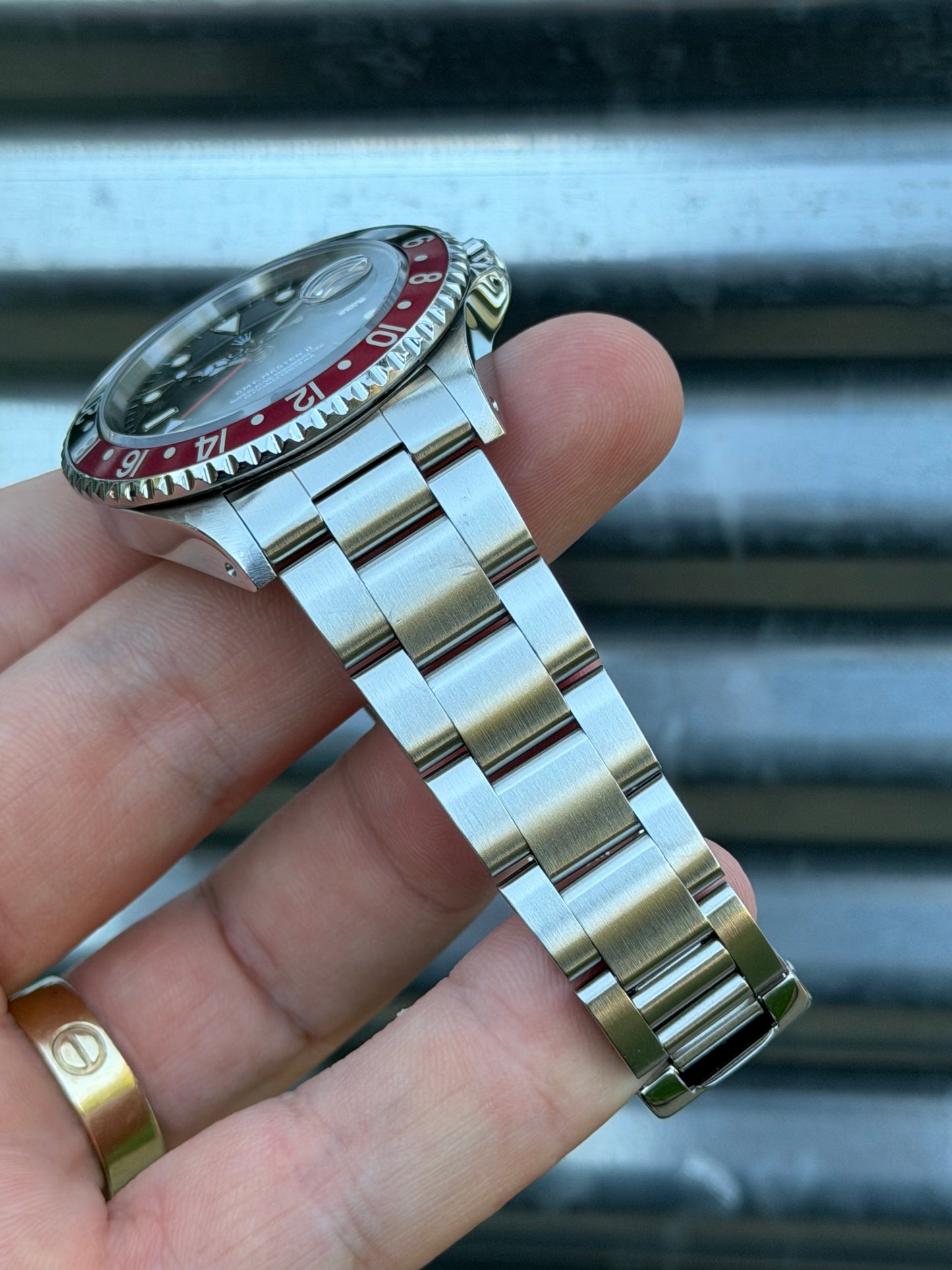 Rolex GMT Master II Coke 40mm Ref.16710 Watch w/Service Card and Receipt