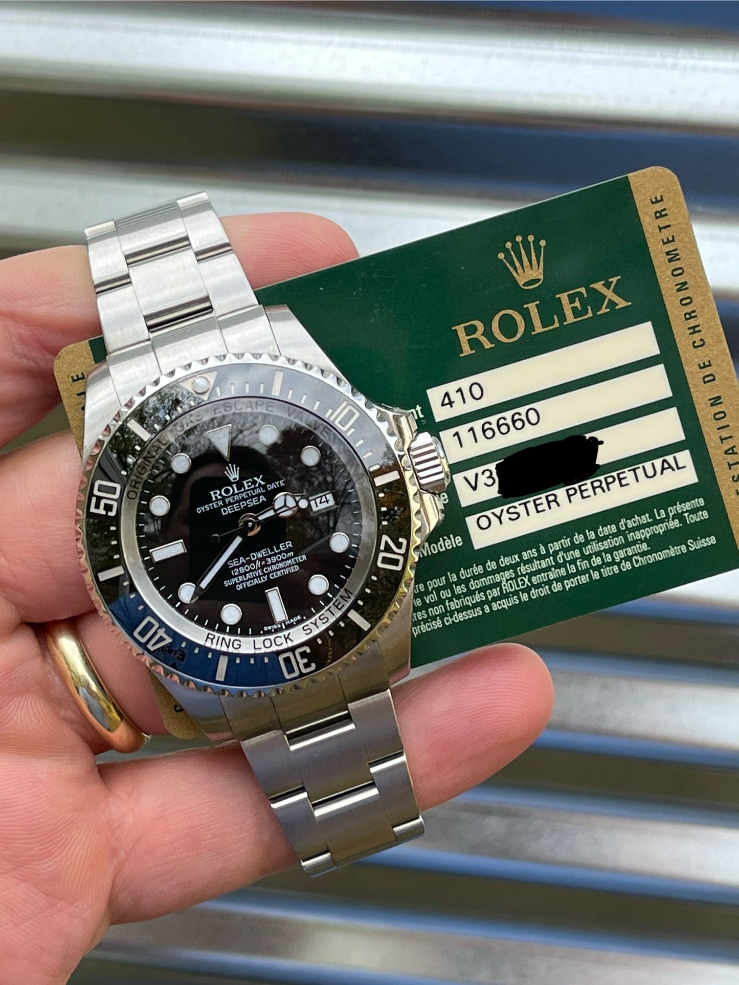 Rolex Sea-Dweller 44mm Ref.116660 Watch with Card