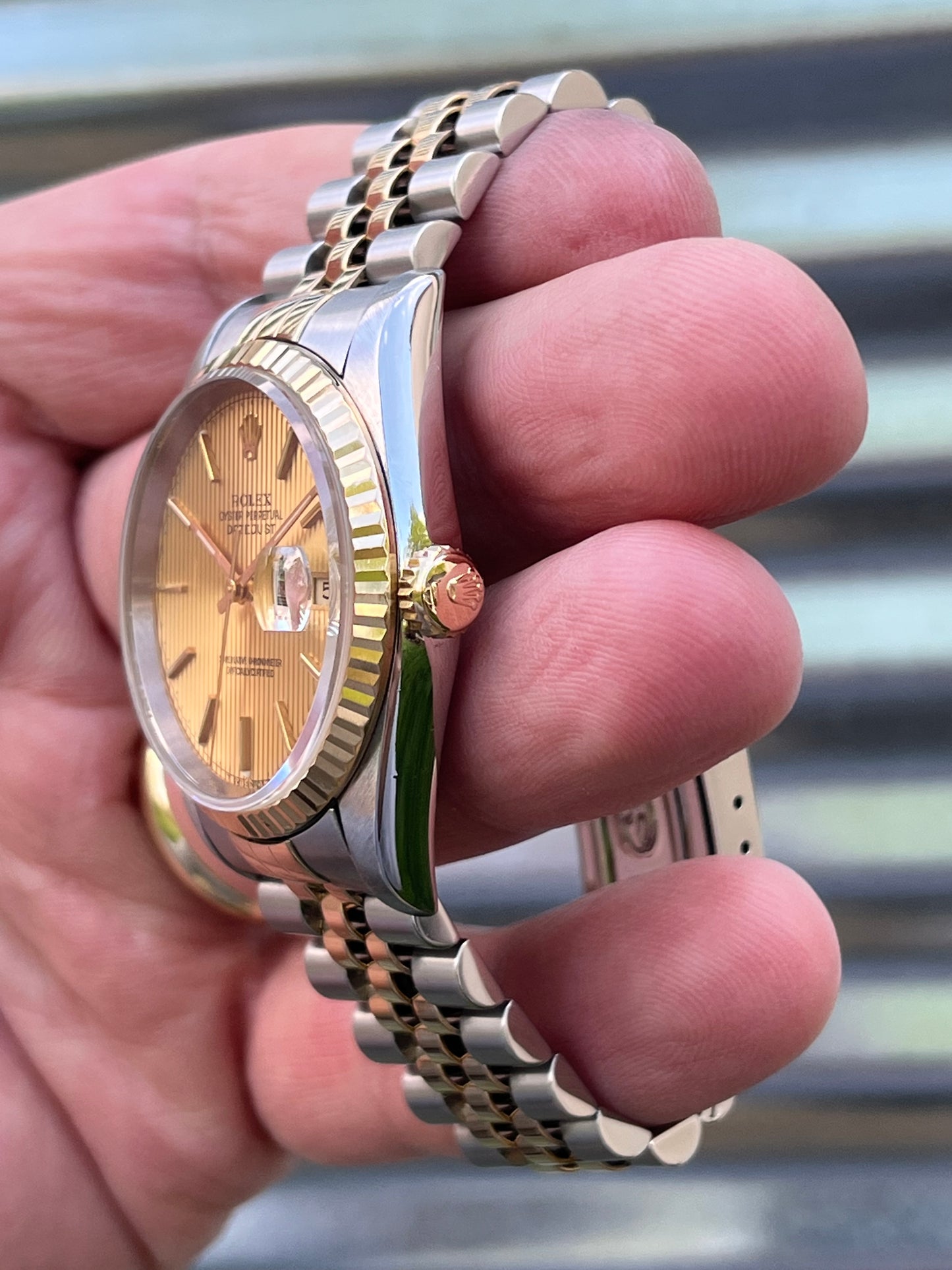 Rolex Datejust Tapestry Dial 36mm Ref.16233 Box & Papers