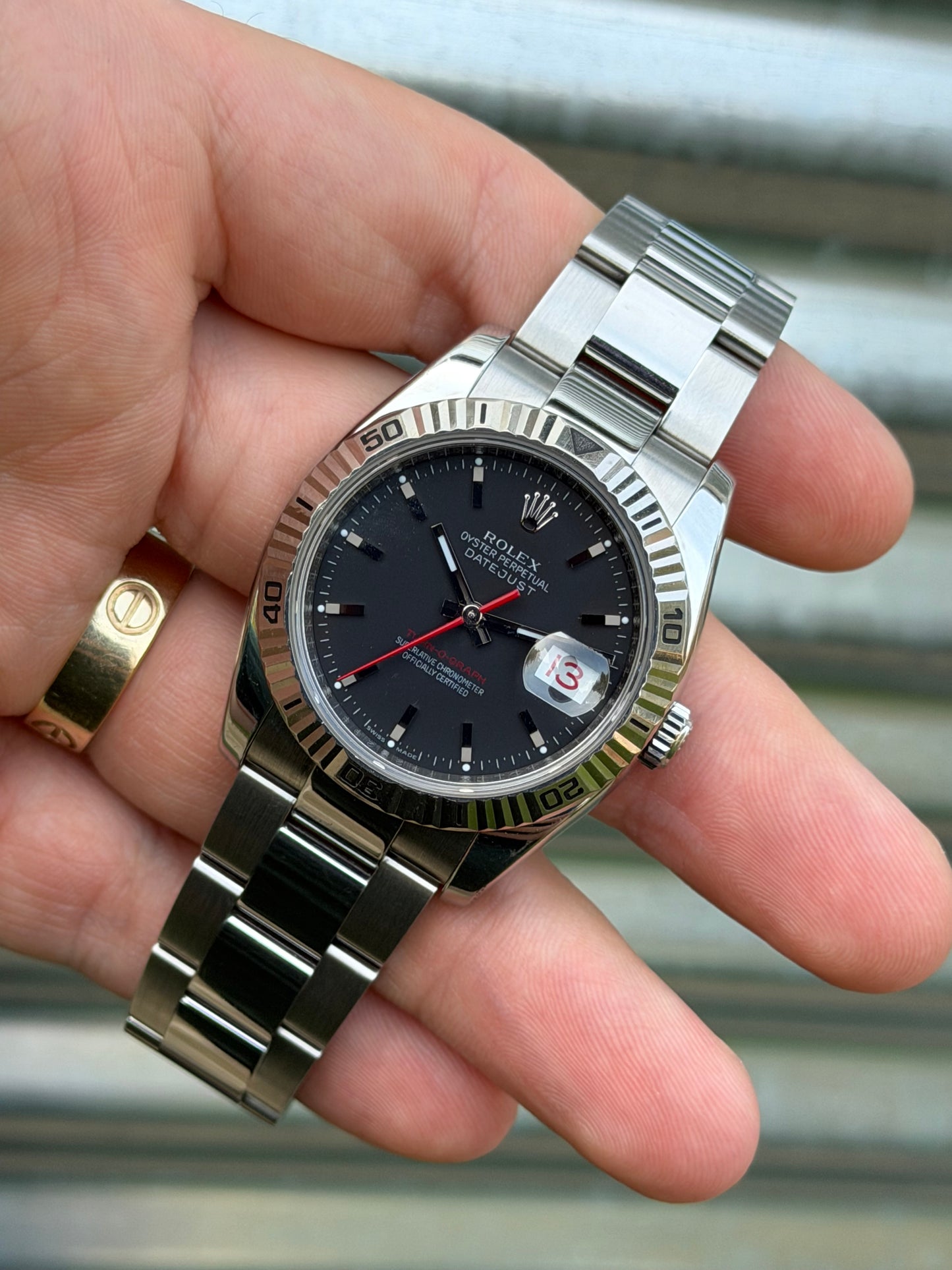 Rolex Datejust Turn-O-Graph 36 Ref.116264 Box & Papers