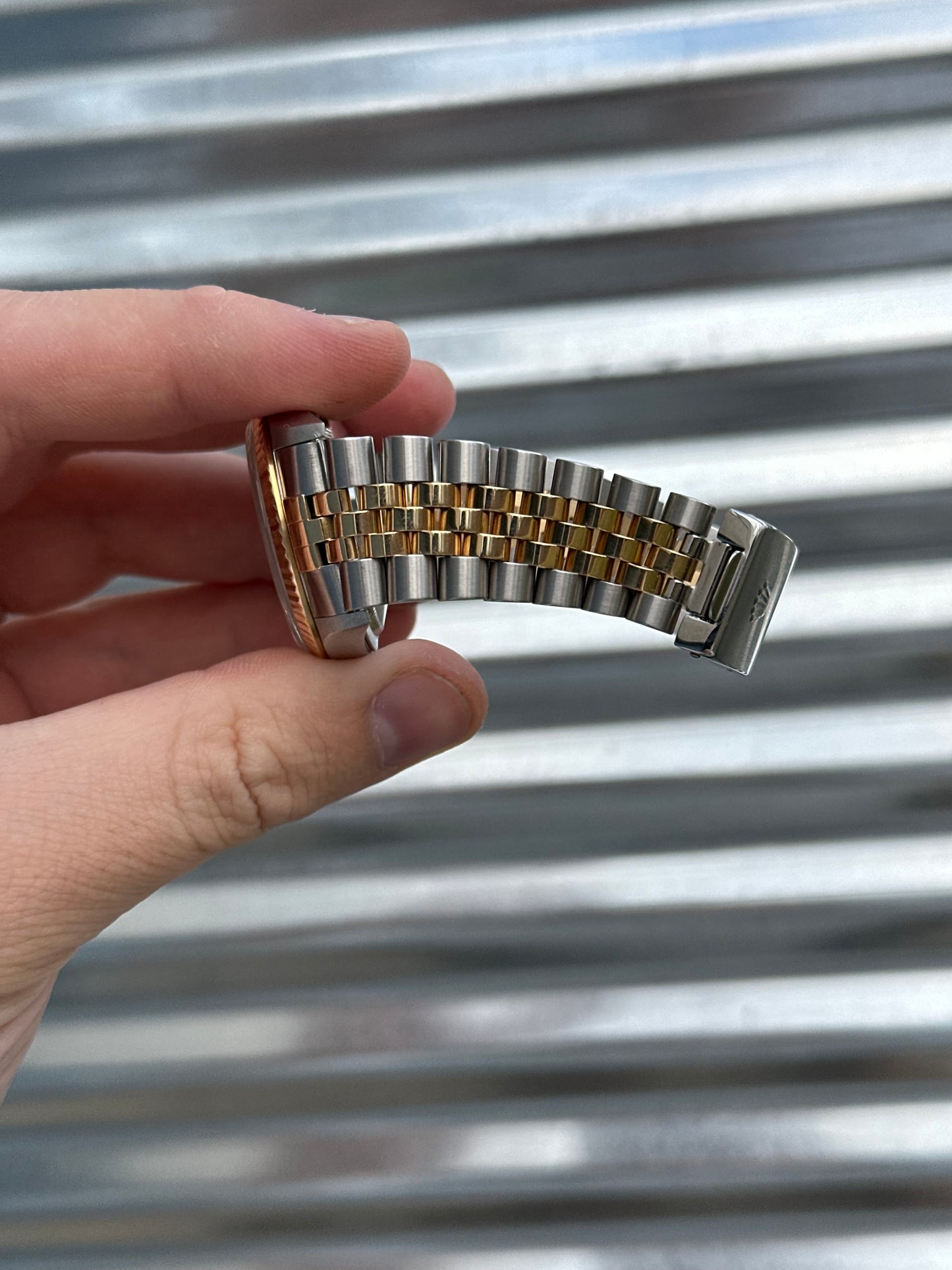 Rolex Datejust 36mm Ref.16233 “Champagne Roman Numeral Dial” Box & Papers