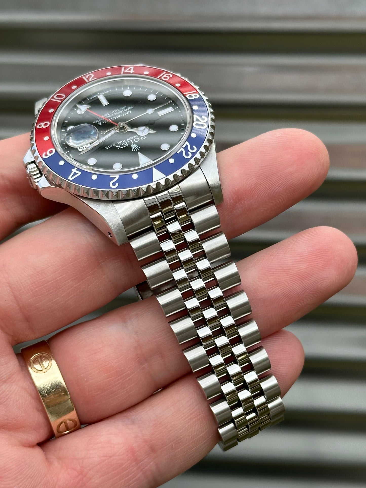 Rolex GMT Master II “Pepsi” Jubilee Bracelet Box & Papers