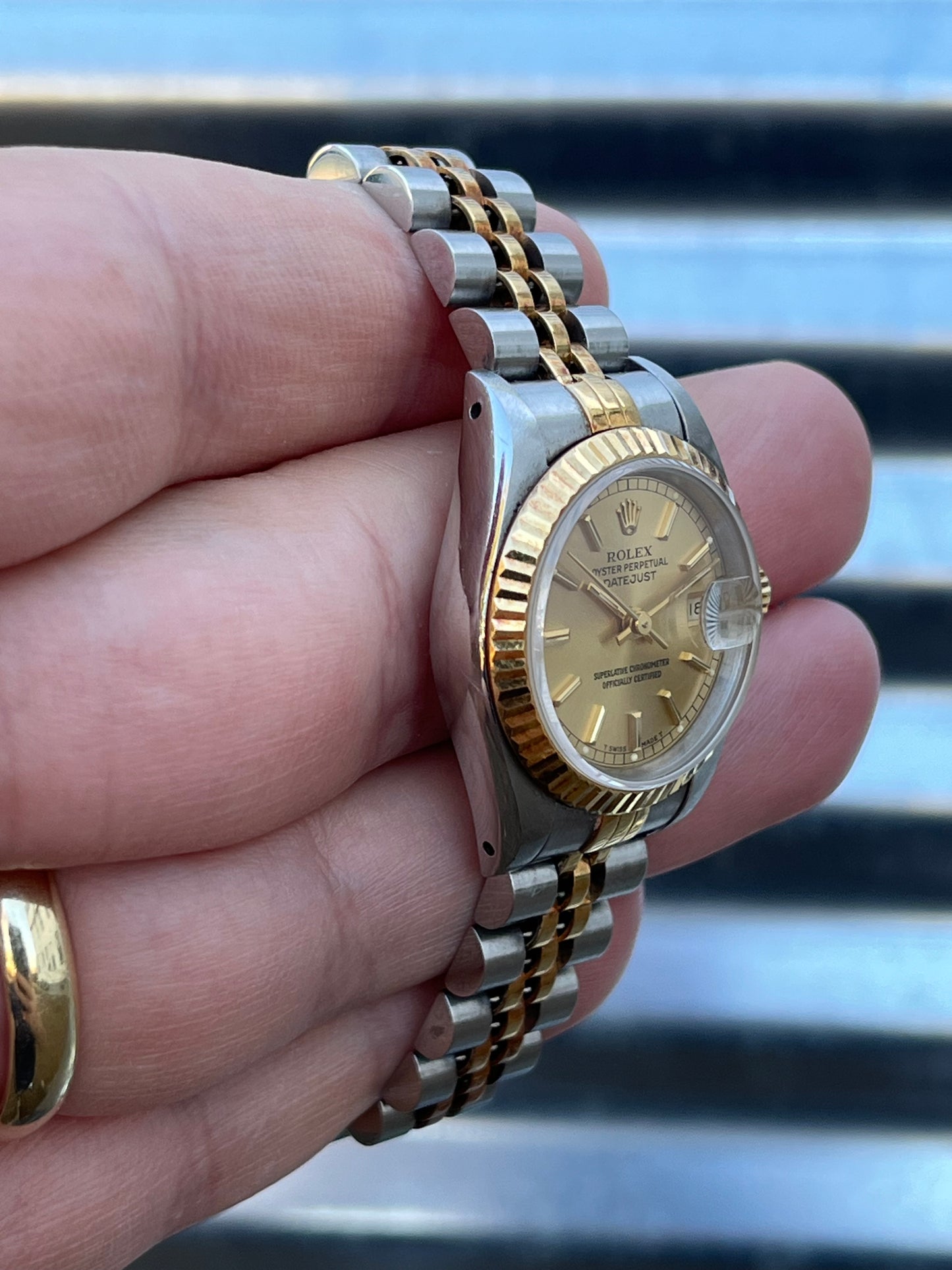 Rolex Ladies Datejust 26mm Ref.69173 Box & Papers
