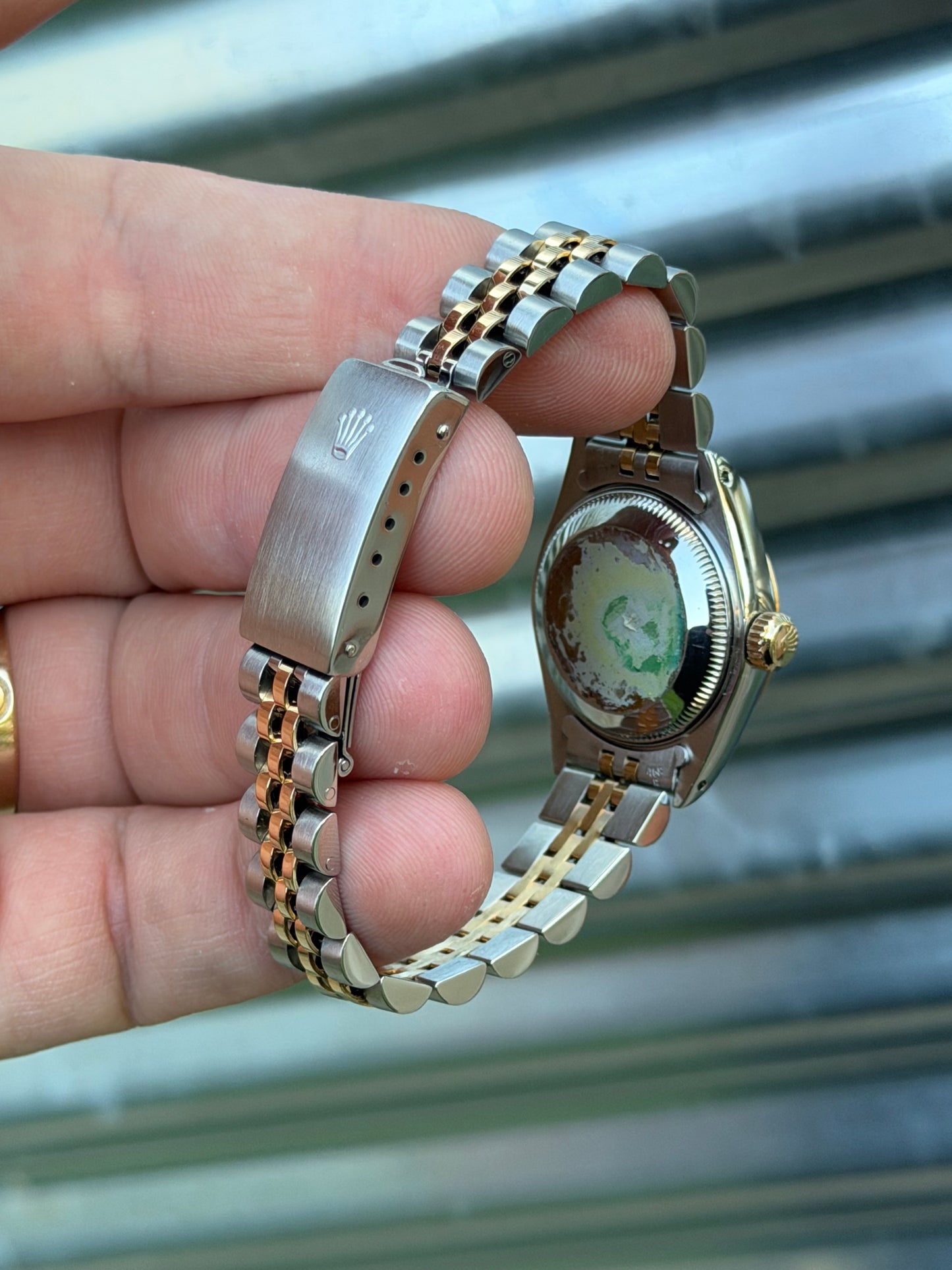 Rolex Ladies Datejust “Pyramid Dial” 26mm Ref.69173 Box & Papers