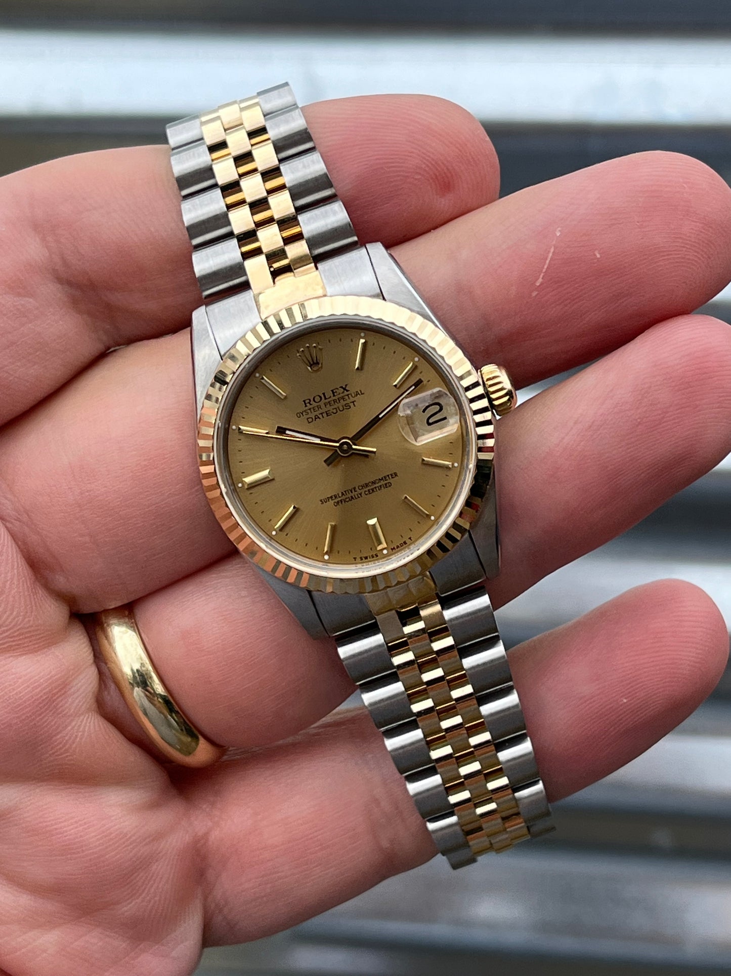 Rolex Ladies Datejust 31mm Ref.68273 Box & Papers