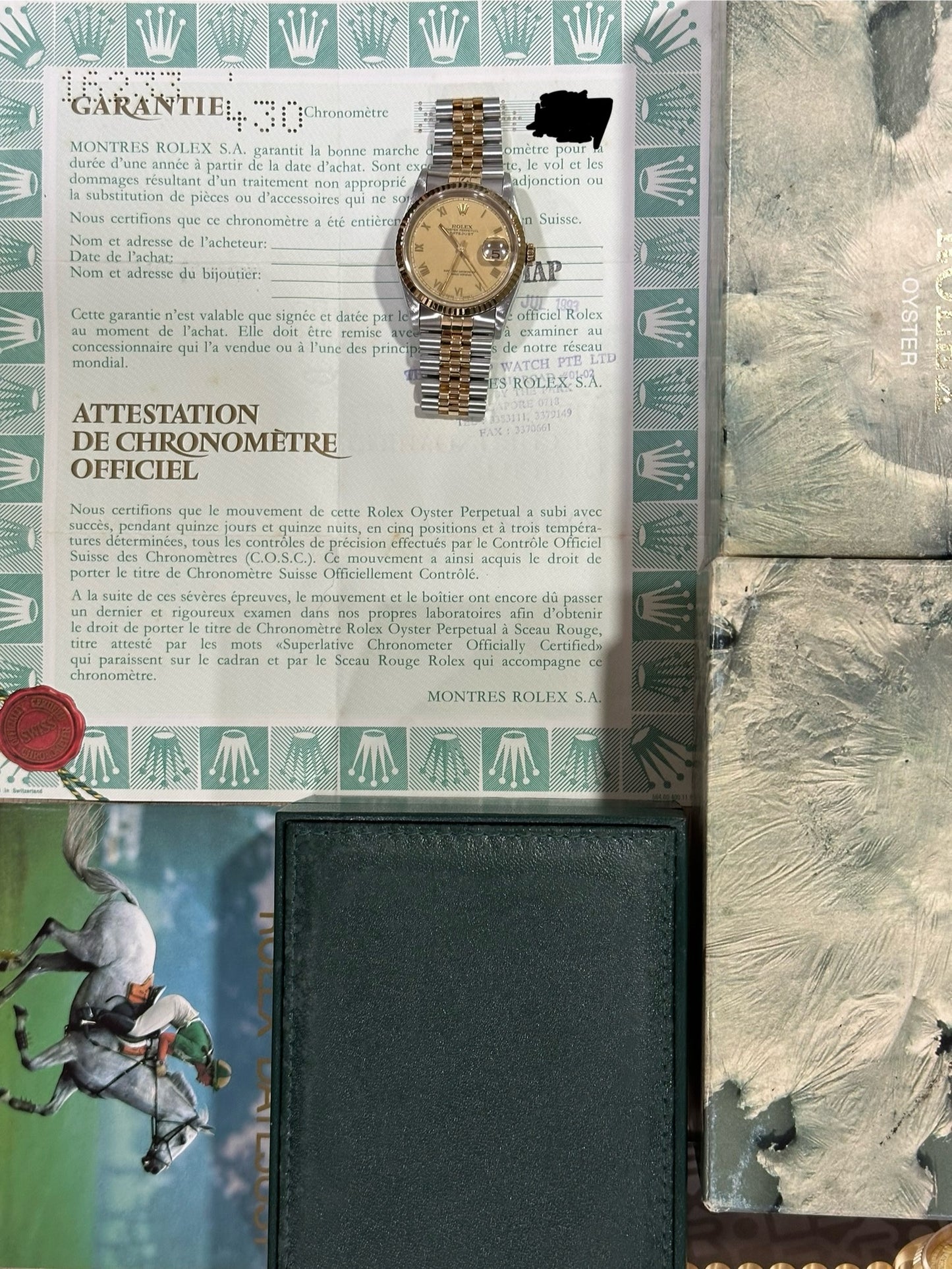 Rolex Datejust 36mm Ref.16233 Box & Papers