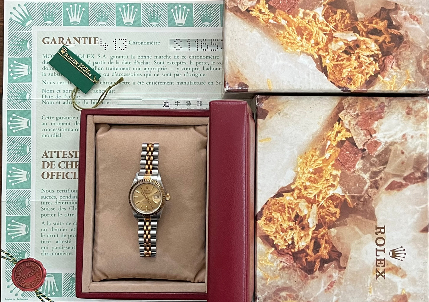 Rolex Ladies Datejust 26mm Ref.69173 Box & Papers