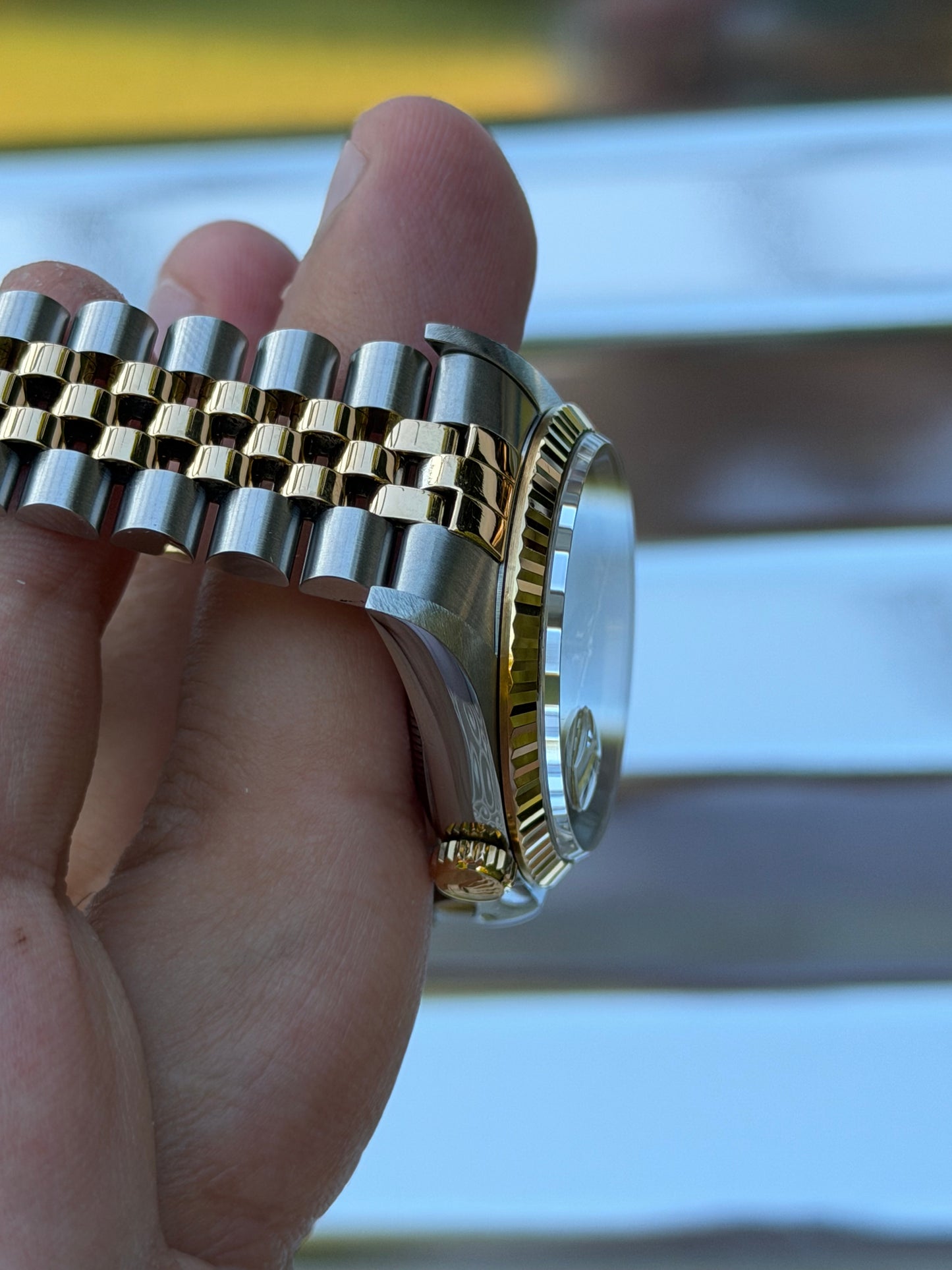 Rolex Datejust “Gray Roman Numeral Dial” 36mm Ref.16233 Box & Papers