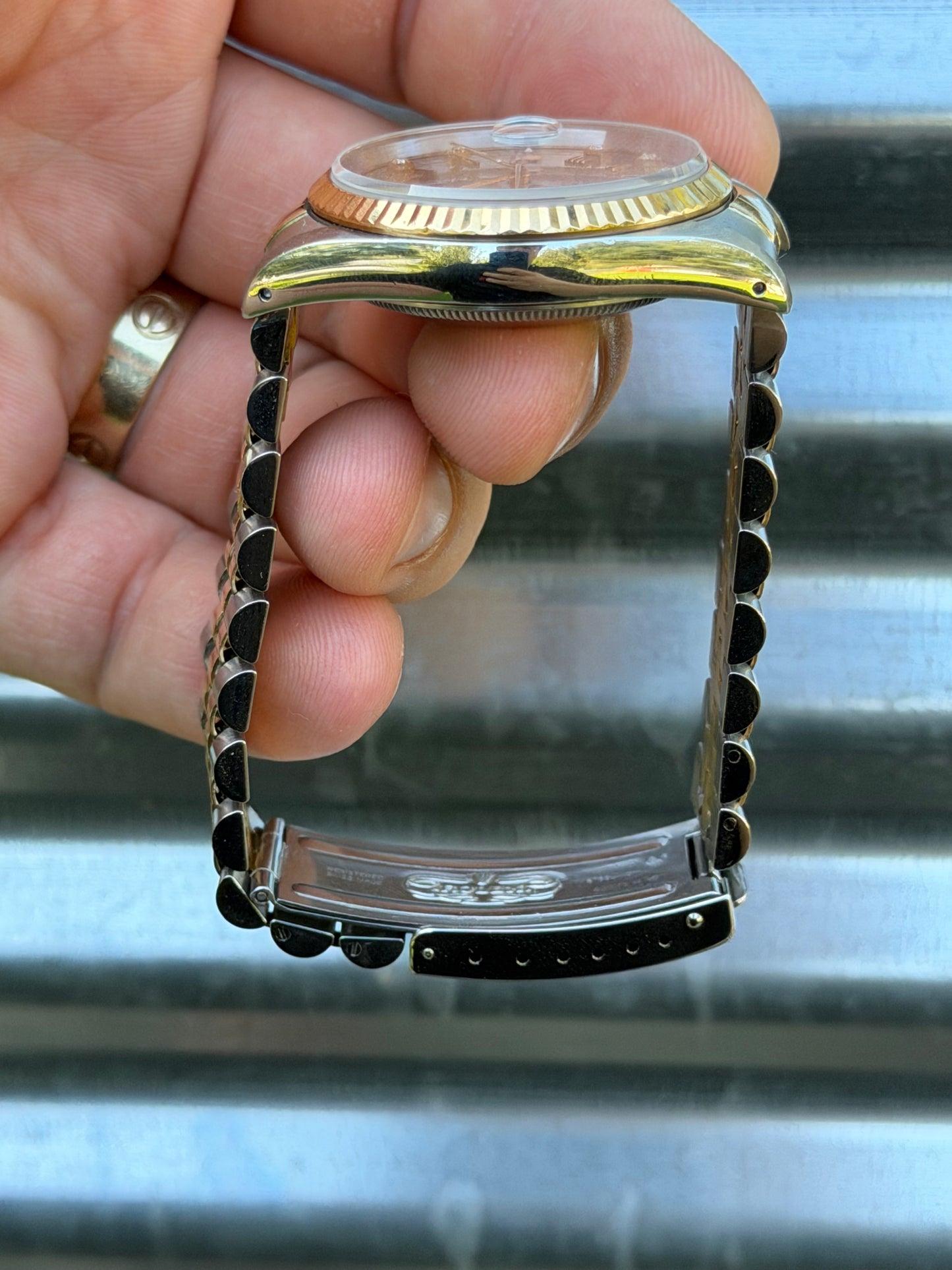 Rolex Datejust “Houndstooth Dial” 36mm Ref.16233 Box & Papers