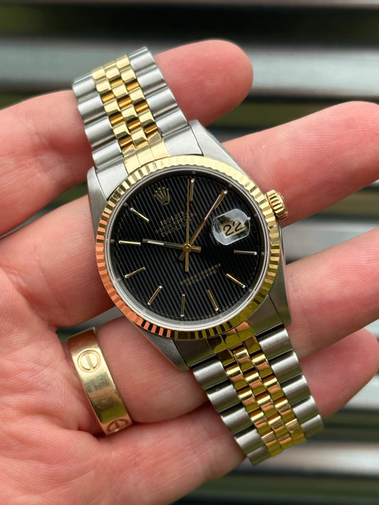 Rolex Datejust 36mm Ref.16233 “Tapestry Dial” Box & Papers
