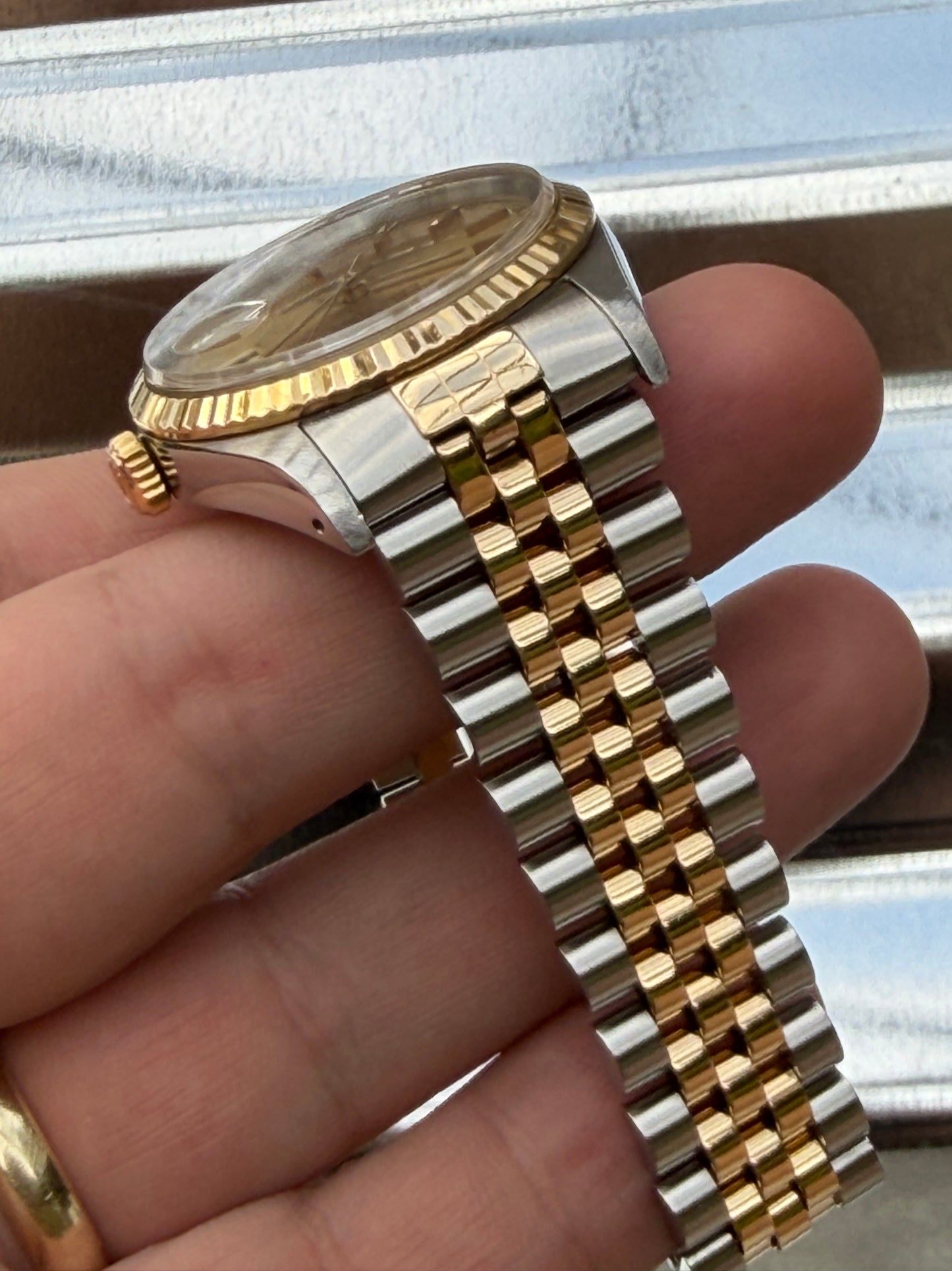 Rolex Datejust “Champagne Dial 36mm Ref.16233 Box & Papers