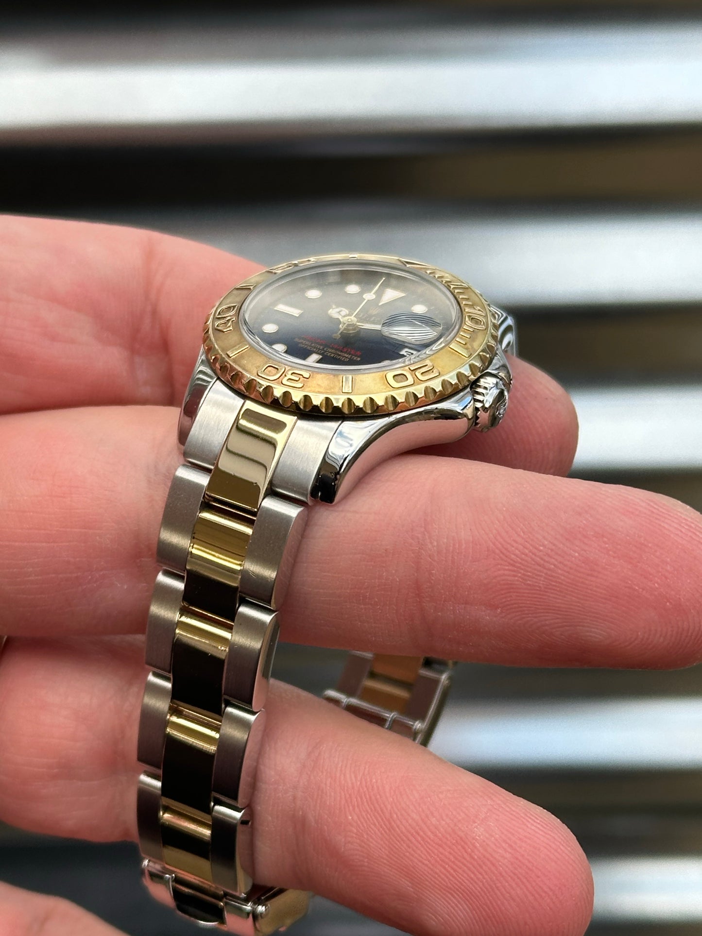 Rolex Ladies Yacht-Master Blue Dial 29mm Ref.169623 Watch Only