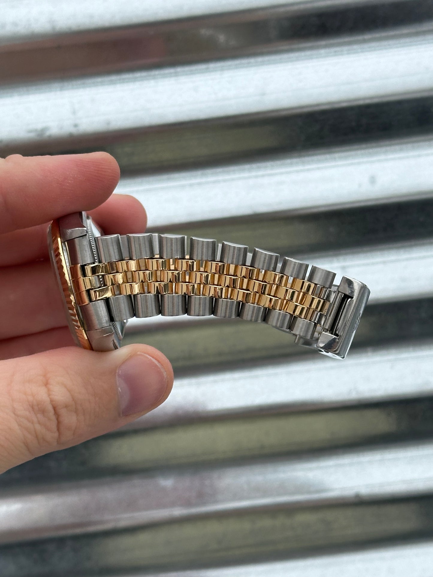 Rolex Datejust “Champagne Diamond Dial” Box & Papers