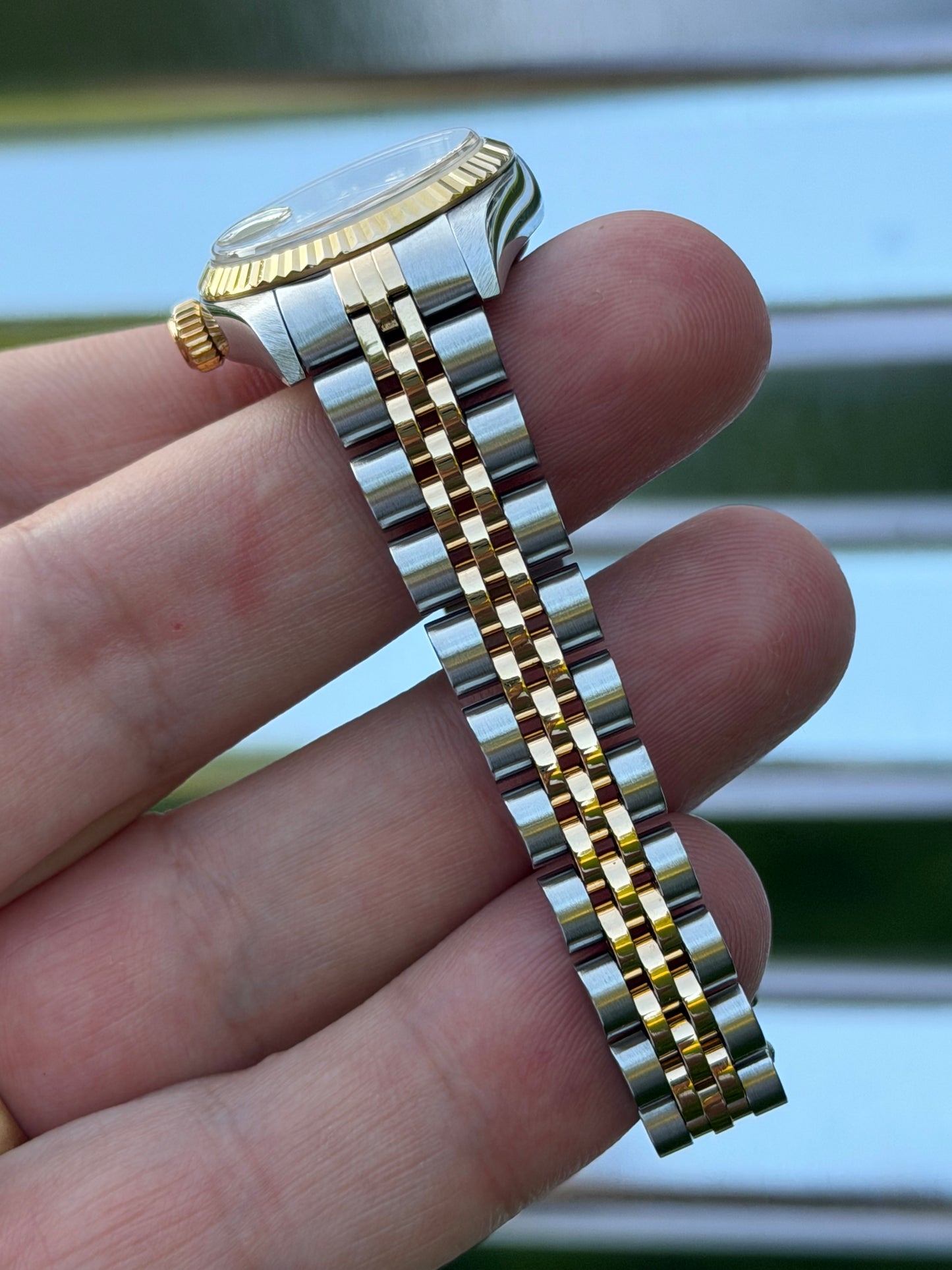 Rolex Ladies Datejust 26mm Ref.79173 “Silver Big Diamond Dial” Box & Papers