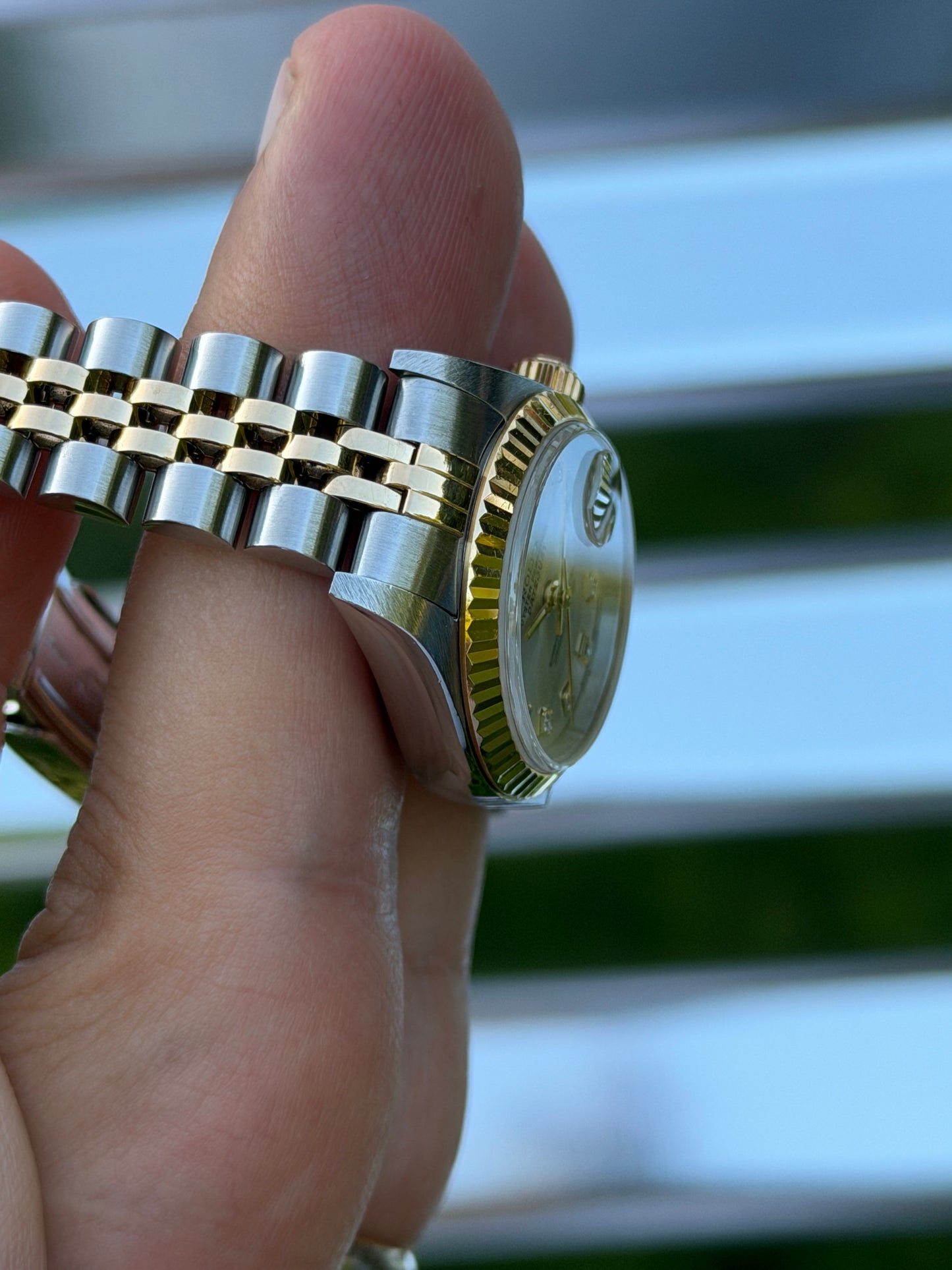 Rolex Ladies Datejust 26mm Ref.79173 “Silver Big Diamond Dial” Box & Papers