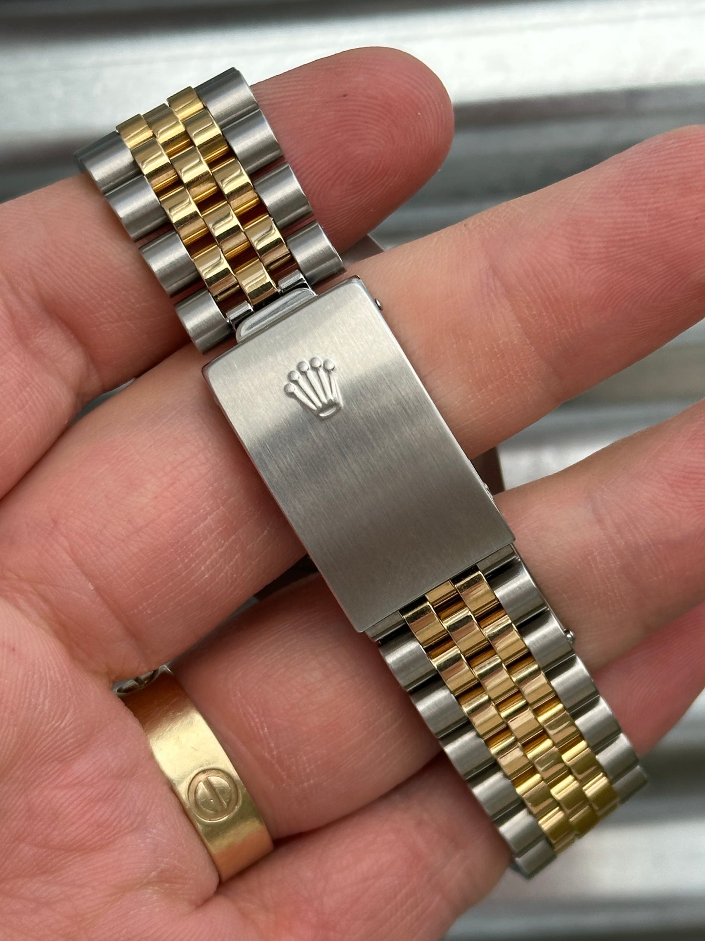 Rolex Datejust 36mm Ref.16233 “Champagne Roman Numeral Dial” Box & Papers