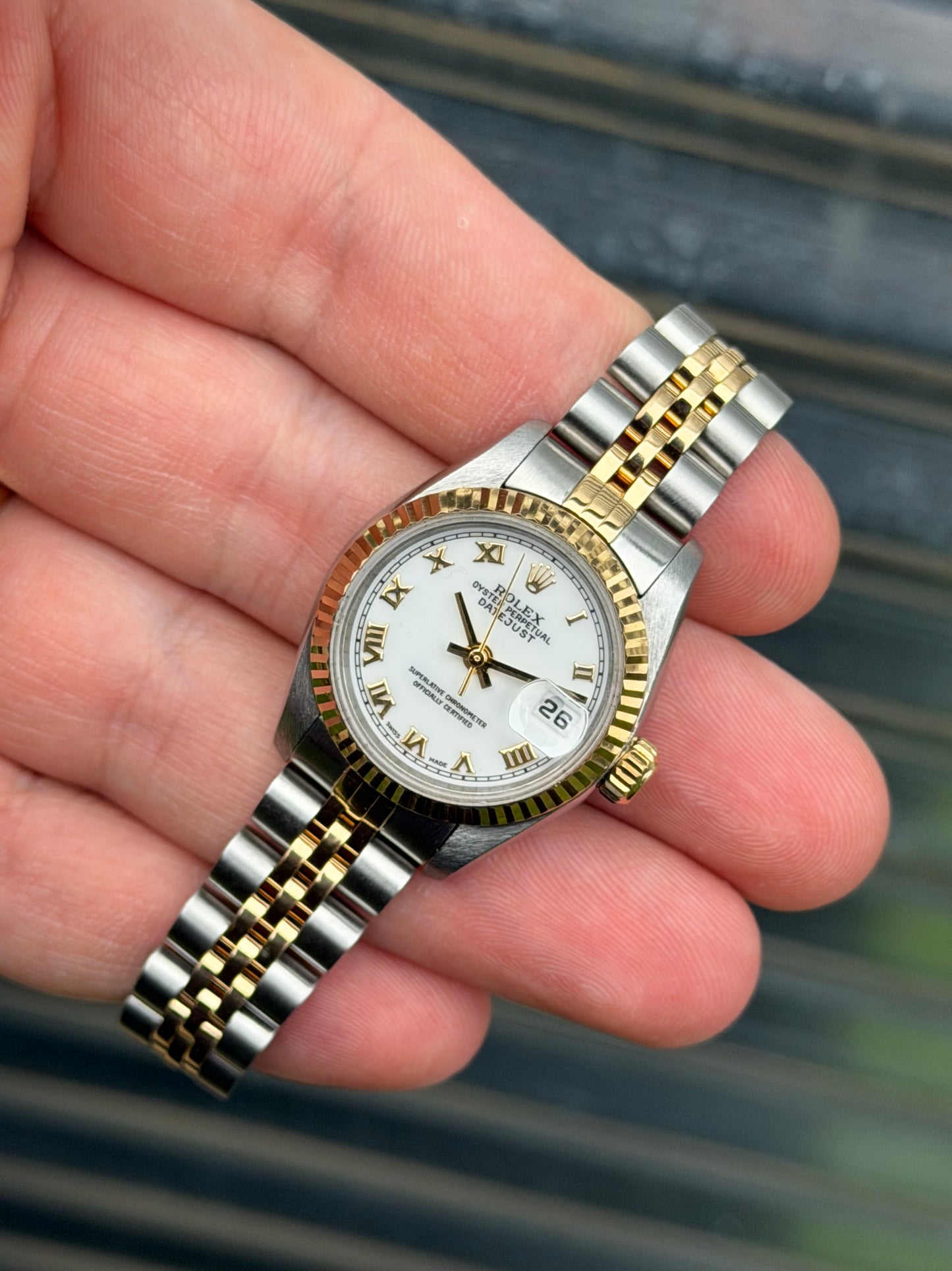Rolex Ladies Datejust 26mm Ref.69173 Box & Papers