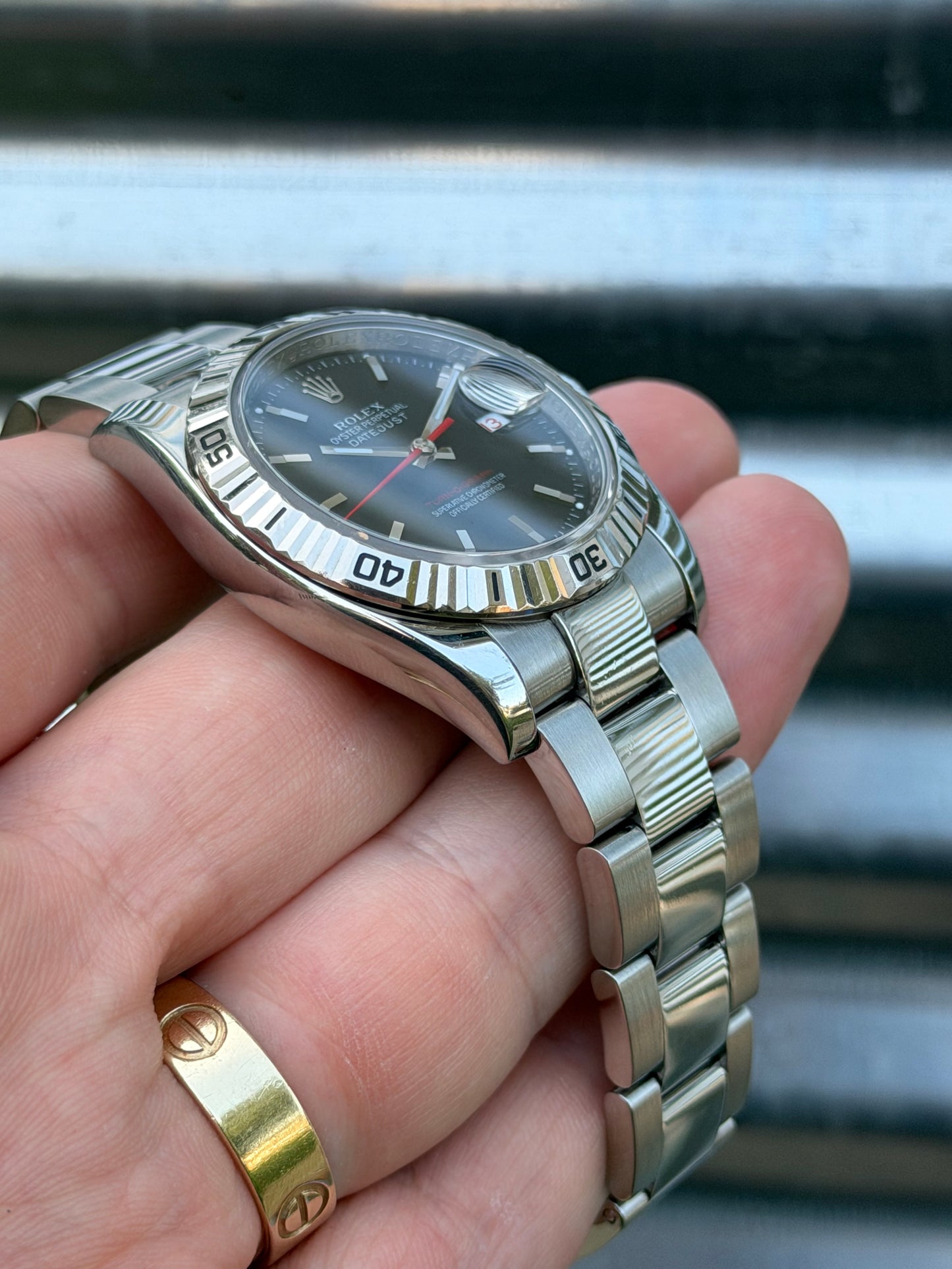 Rolex Datejust Turn-O-Graph 36 Ref.116264 Box & Papers