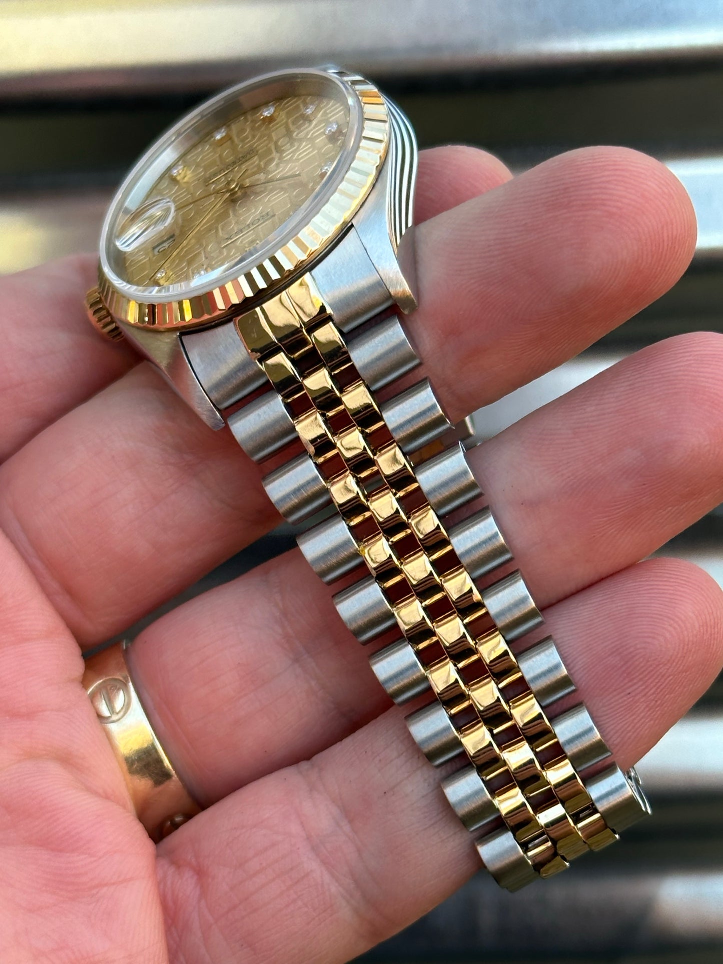 Rolex Datejust 36mm Ref.16233 “Anniversary Diamond Dial” Box & Papers