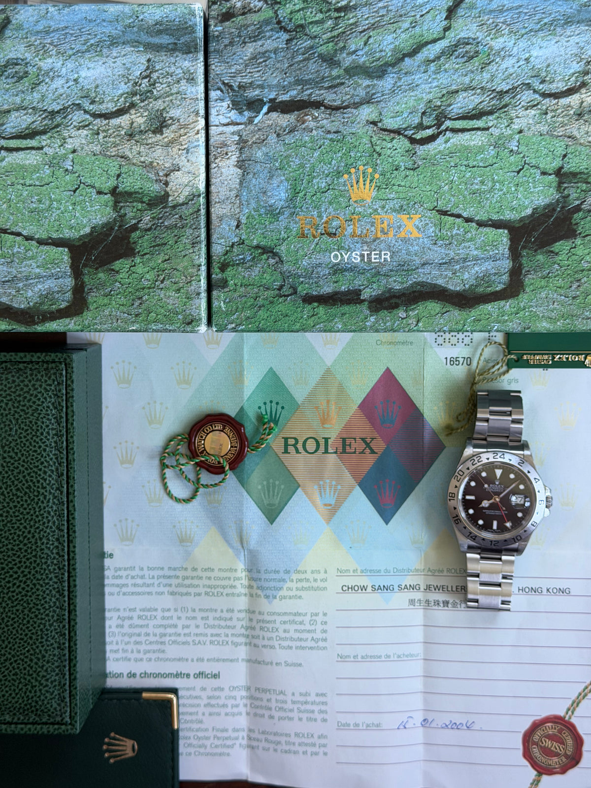 Rolex Explorer II 40mm Ref.16570 Box & Papers