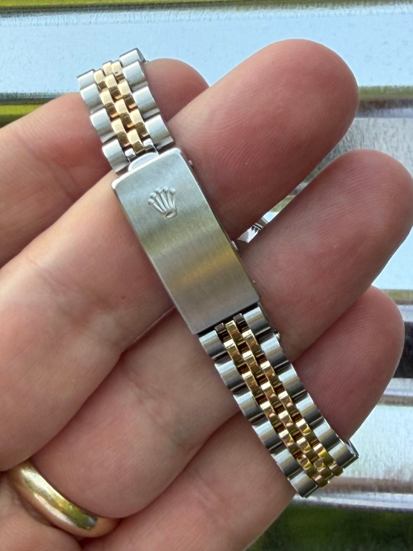 Rolex Ladies Datejust “Pyramid Dial” 26mm Ref.69173 Box & Papers