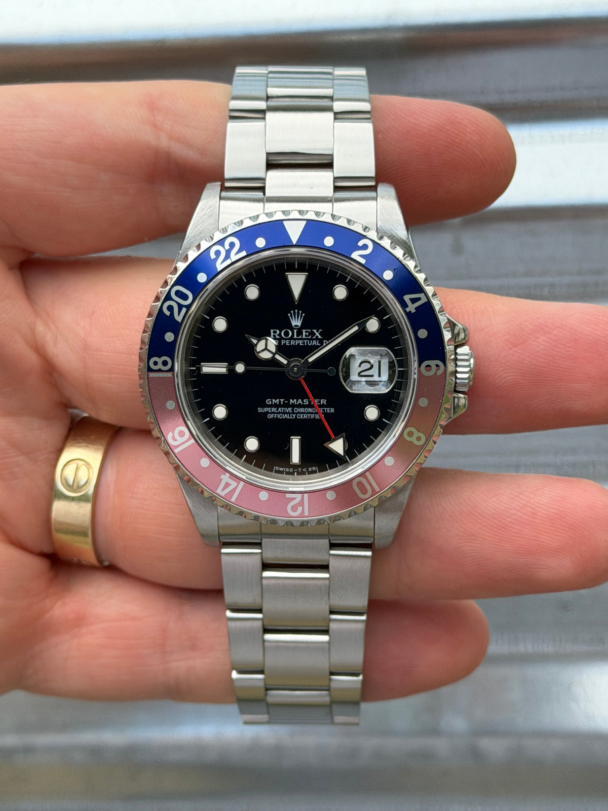Rolex GMT Master Pepsi 40mm Ref.16700 Box & Papers