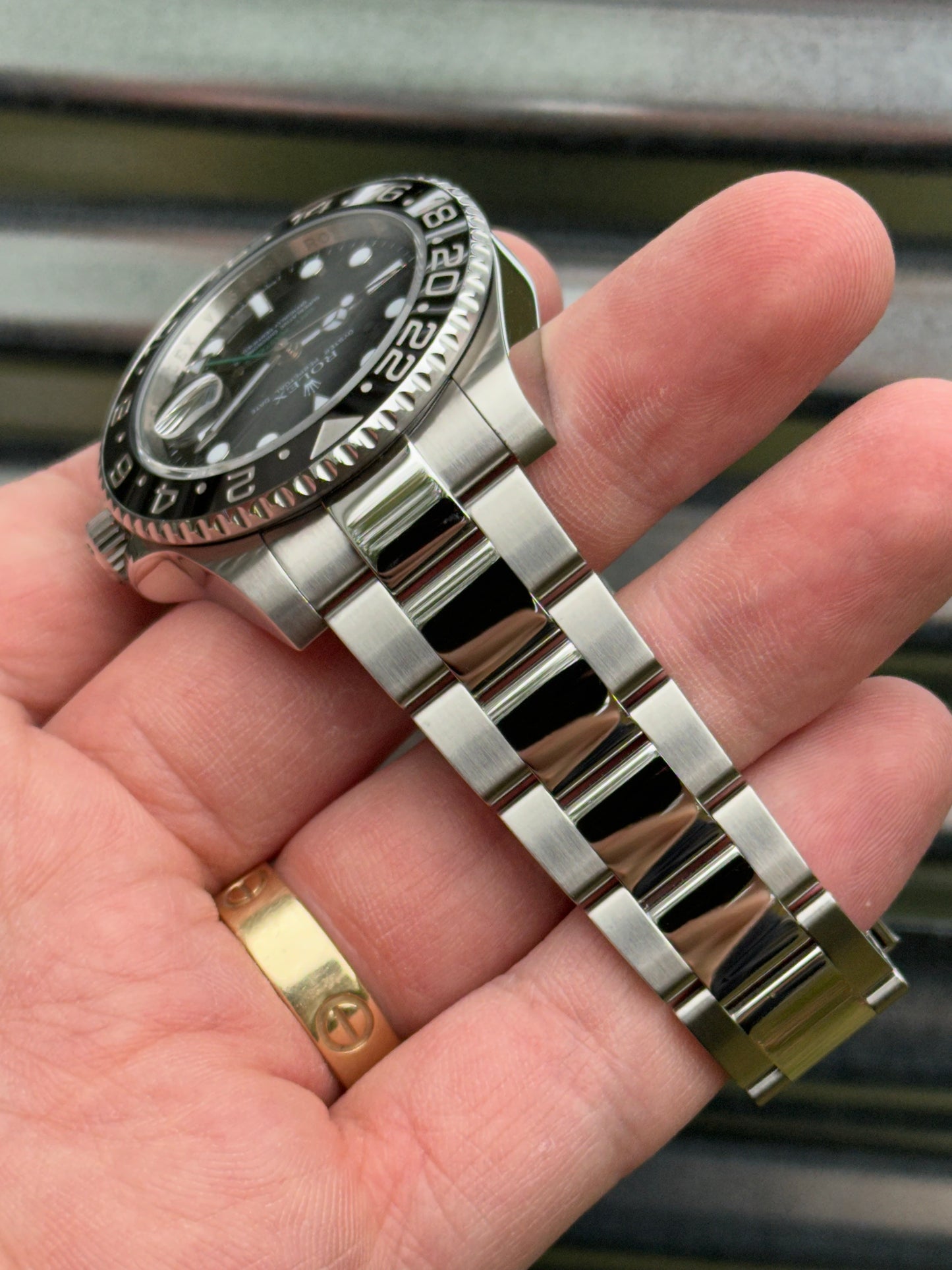 Rolex GMT Master II “Green Arrow” 40mm Ref.116710LN Box & Card