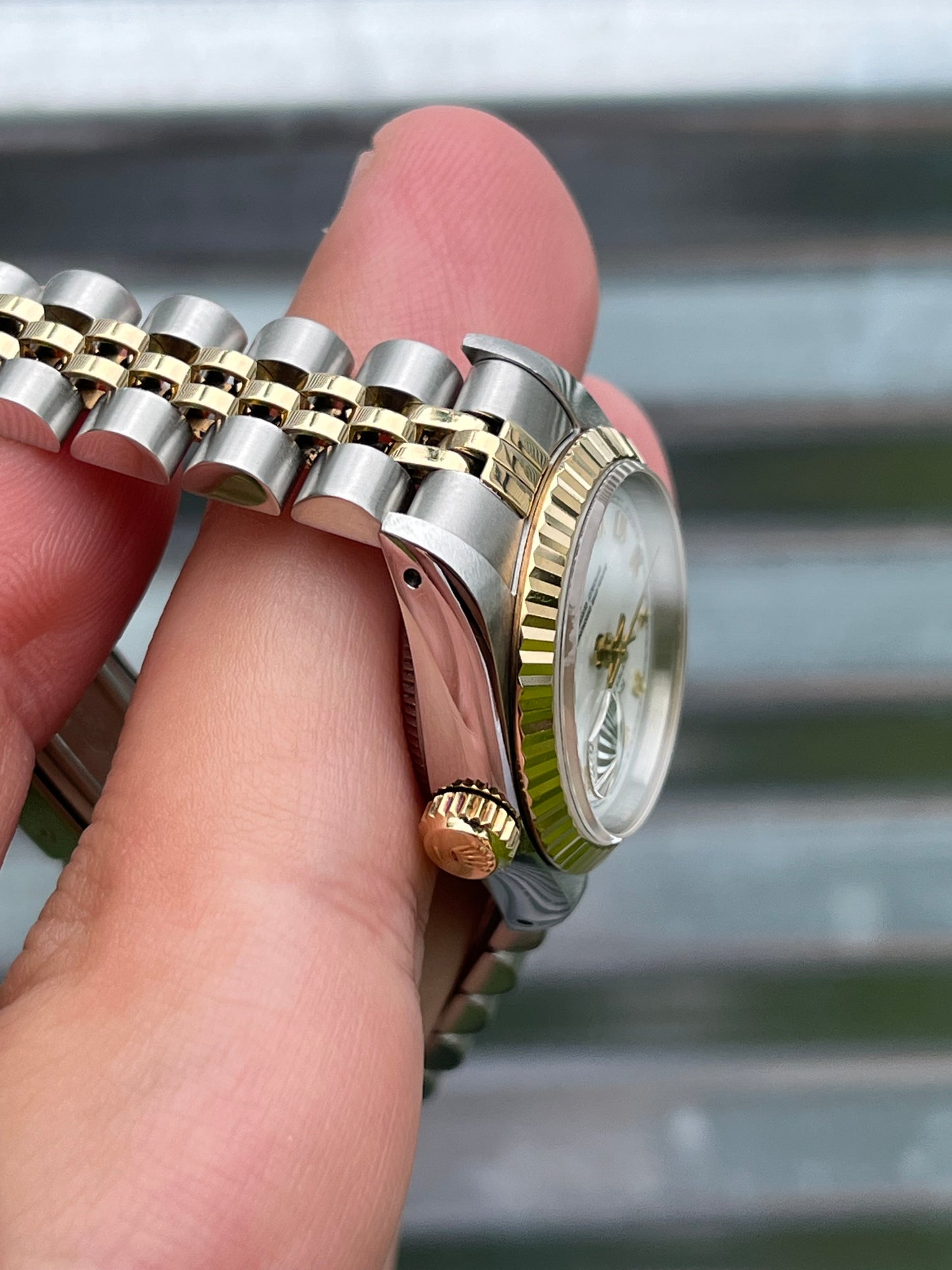 Rolex Lady Datejust 26mm Ref.69173 Box & Papers “White Roman Dial”
